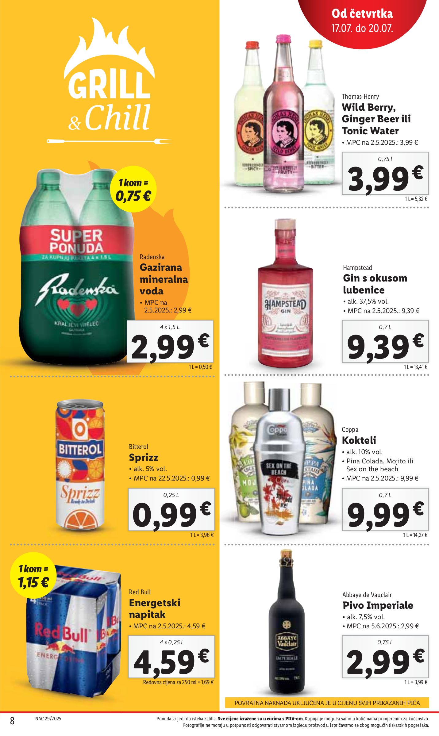 lidl - Prelistajte katalog Lidl, vrijedi od 17.07. do 20.07. - page: 8 lidl - Prelistajte katalog Lidl, vrijedi od 17.07. do 20.07. - page: 8
