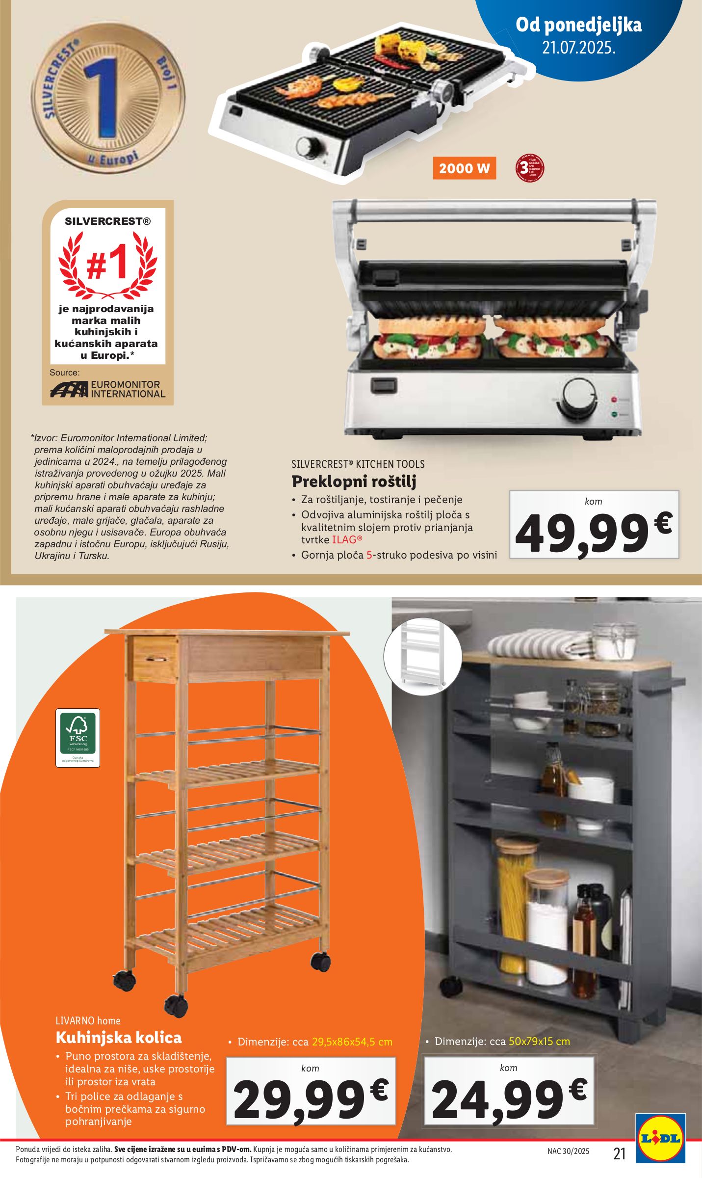 lidl - Prelistajte katalog Lidl, vrijedi od 21.07. do 27.07. - page: 21 lidl - Prelistajte katalog Lidl, vrijedi od 21.07. do 27.07. - page: 21