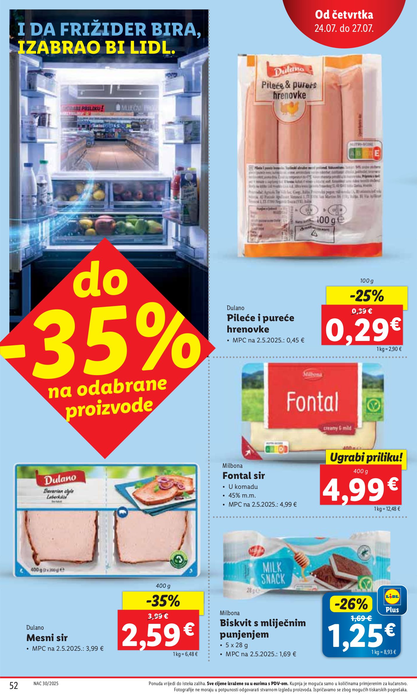 lidl - Prelistajte katalog Lidl, vrijedi od 21.07. do 27.07. - page: 52 lidl - Prelistajte katalog Lidl, vrijedi od 21.07. do 27.07. - page: 52