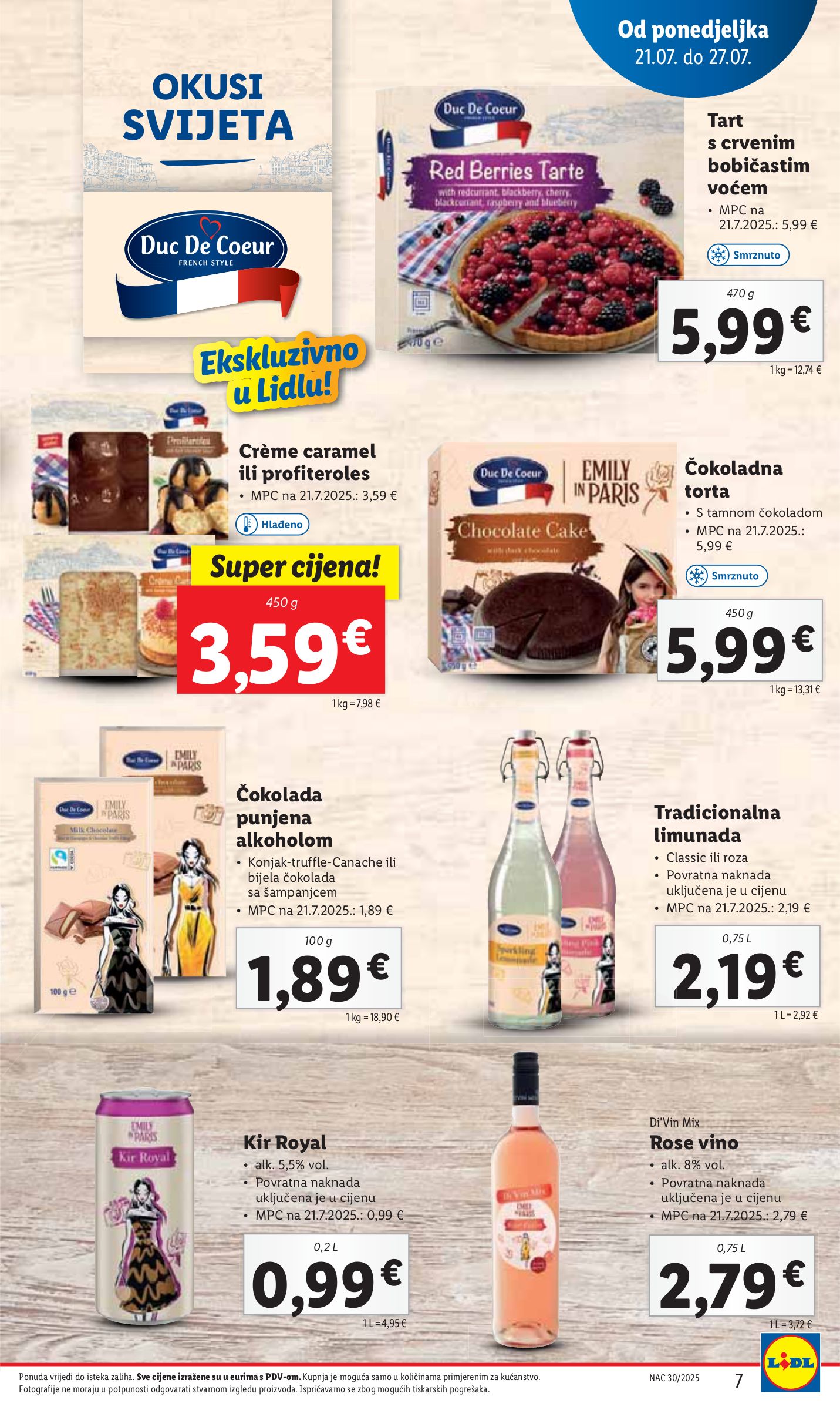 lidl - Prelistajte katalog Lidl, vrijedi od 21.07. do 27.07. - page: 7 lidl - Prelistajte katalog Lidl, vrijedi od 21.07. do 27.07. - page: 7