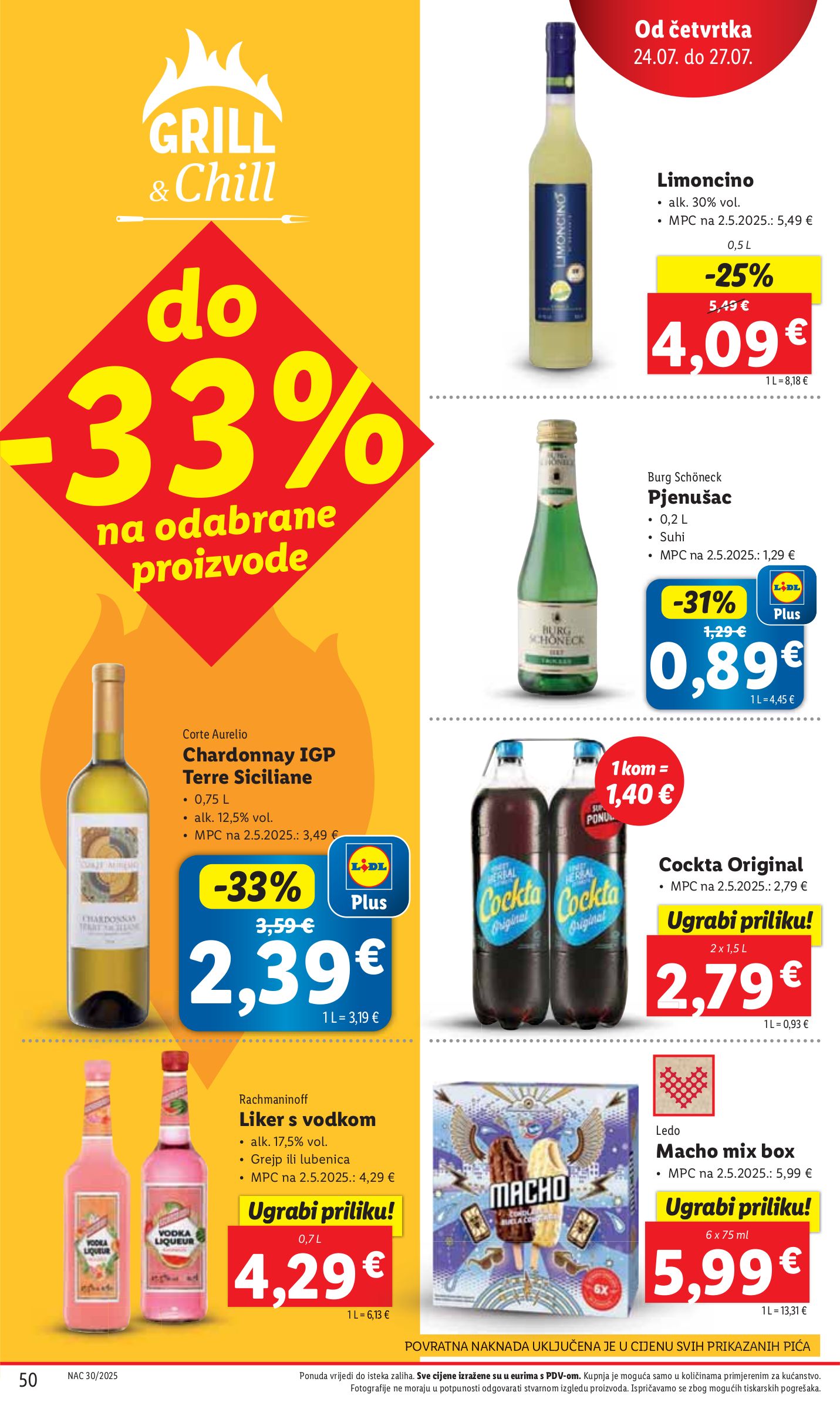 lidl - Prelistajte katalog Lidl, vrijedi od 21.07. do 27.07. - page: 50 lidl - Prelistajte katalog Lidl, vrijedi od 21.07. do 27.07. - page: 50