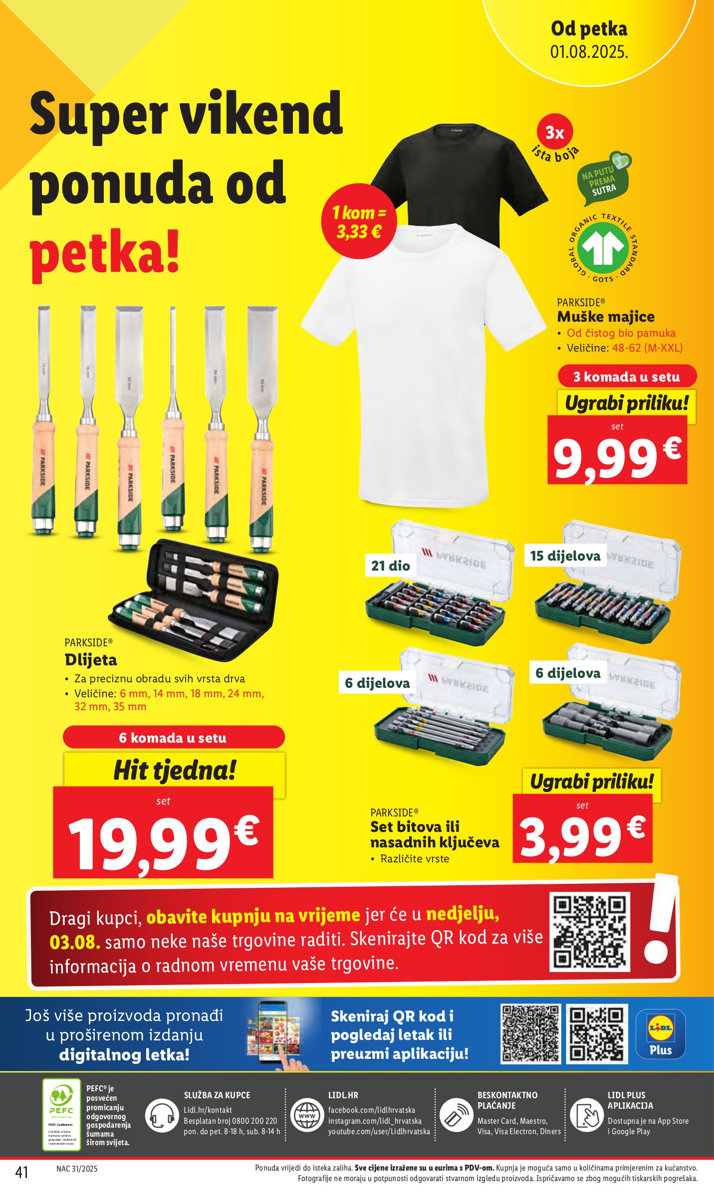 lidl - Prelistajte katalog Lidl, vrijedi od 31.07. do 03.08. - page: 41 lidl - Prelistajte katalog Lidl, vrijedi od 31.07. do 03.08. - page: 41