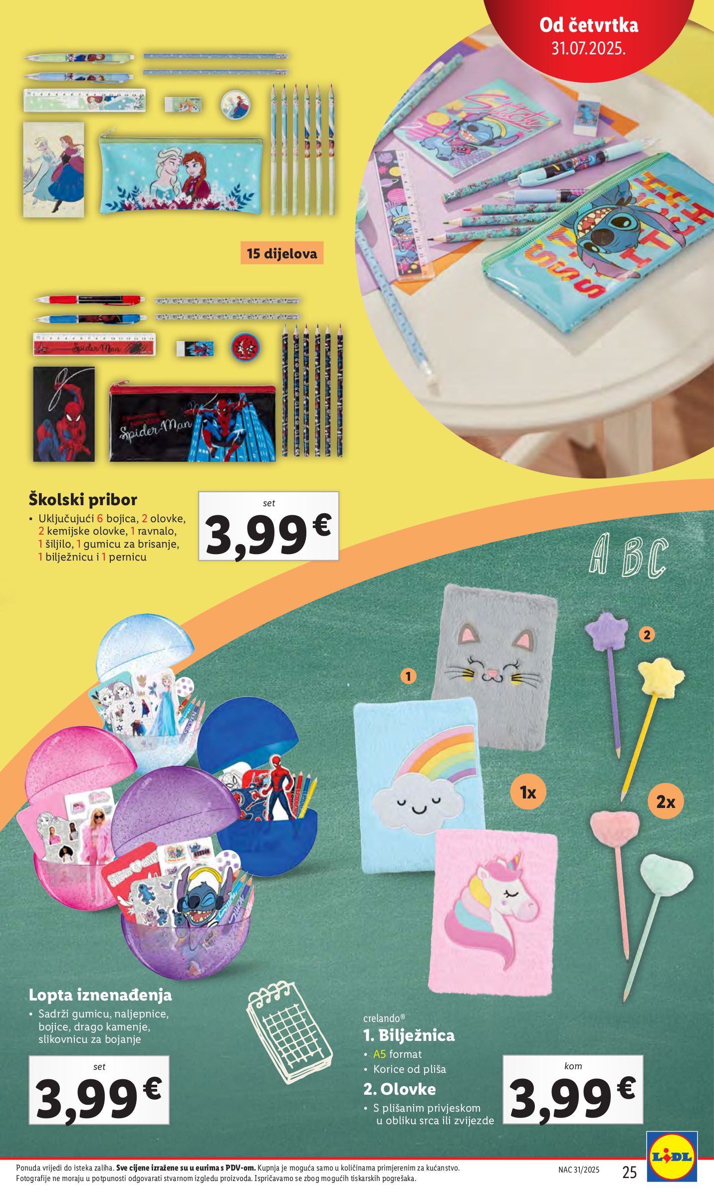 lidl - Prelistajte katalog Lidl, vrijedi od 31.07. do 03.08. - page: 25 lidl - Prelistajte katalog Lidl, vrijedi od 31.07. do 03.08. - page: 25