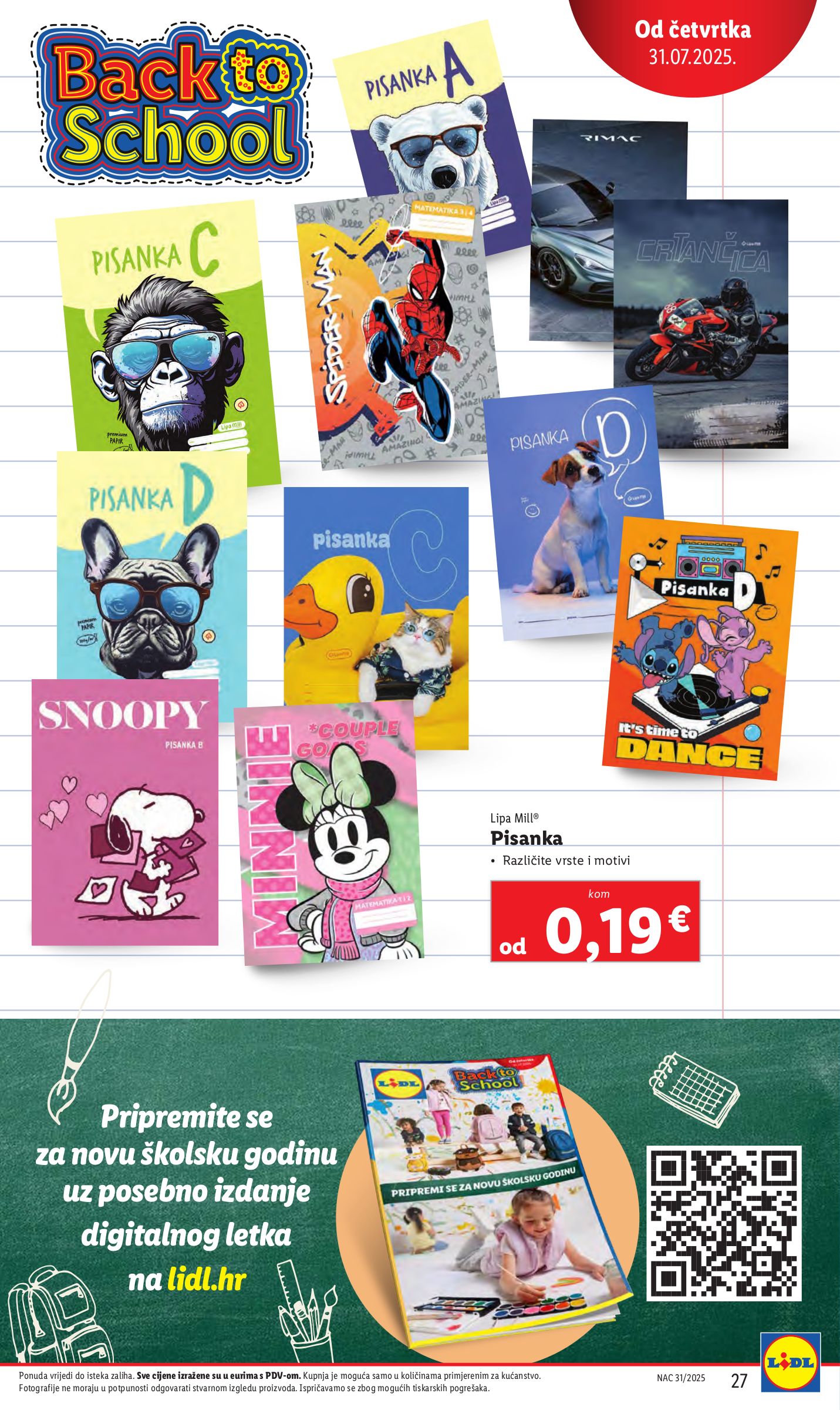 lidl - Prelistajte katalog Lidl, vrijedi od 31.07. do 03.08. - page: 27 lidl - Prelistajte katalog Lidl, vrijedi od 31.07. do 03.08. - page: 27