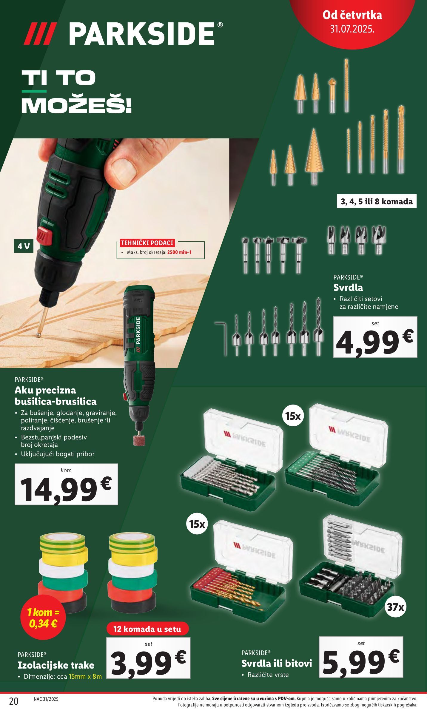 lidl - Prelistajte katalog Lidl, vrijedi od 31.07. do 03.08. - page: 20 lidl - Prelistajte katalog Lidl, vrijedi od 31.07. do 03.08. - page: 20