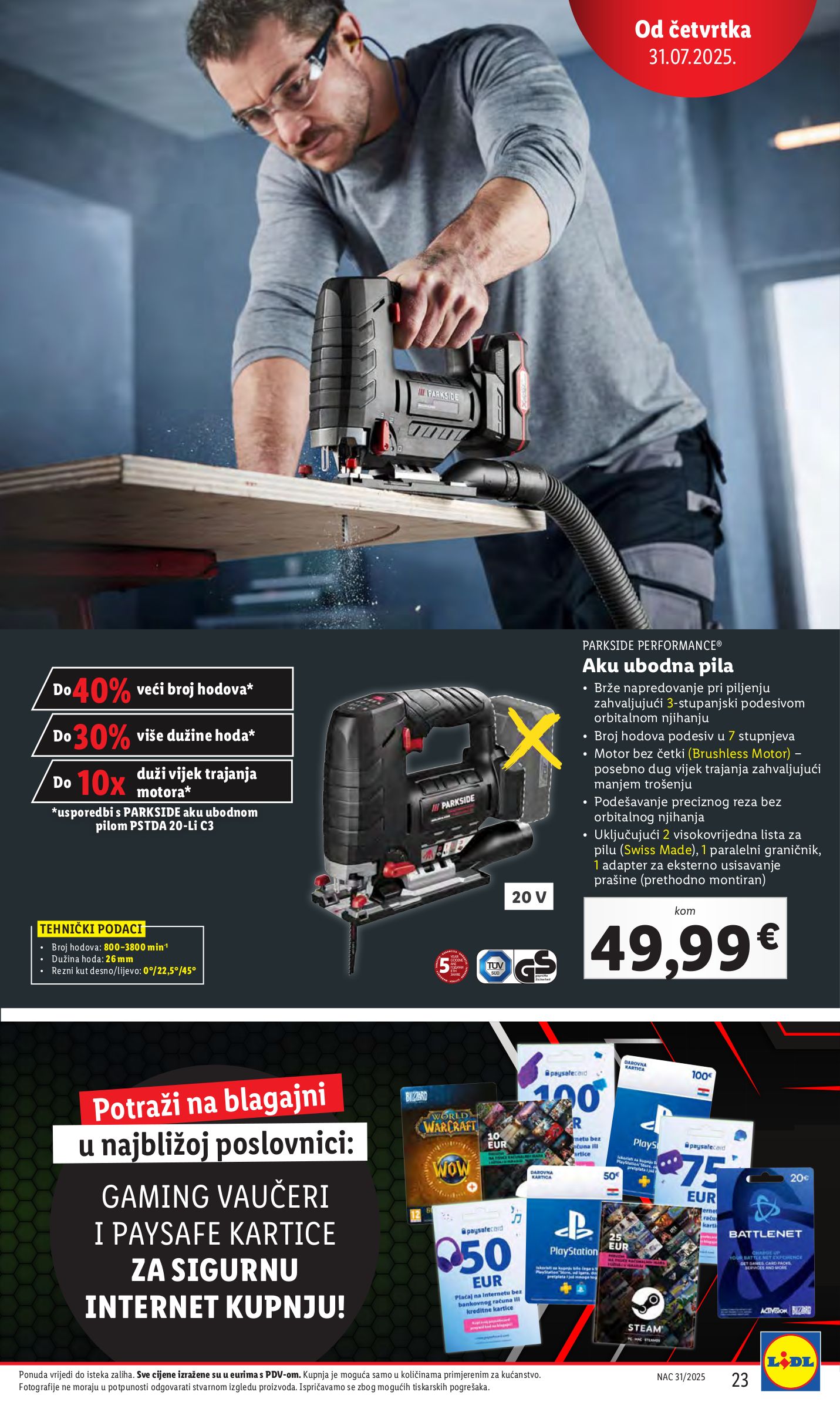 lidl - Prelistajte katalog Lidl, vrijedi od 31.07. do 03.08. - page: 23 lidl - Prelistajte katalog Lidl, vrijedi od 31.07. do 03.08. - page: 23