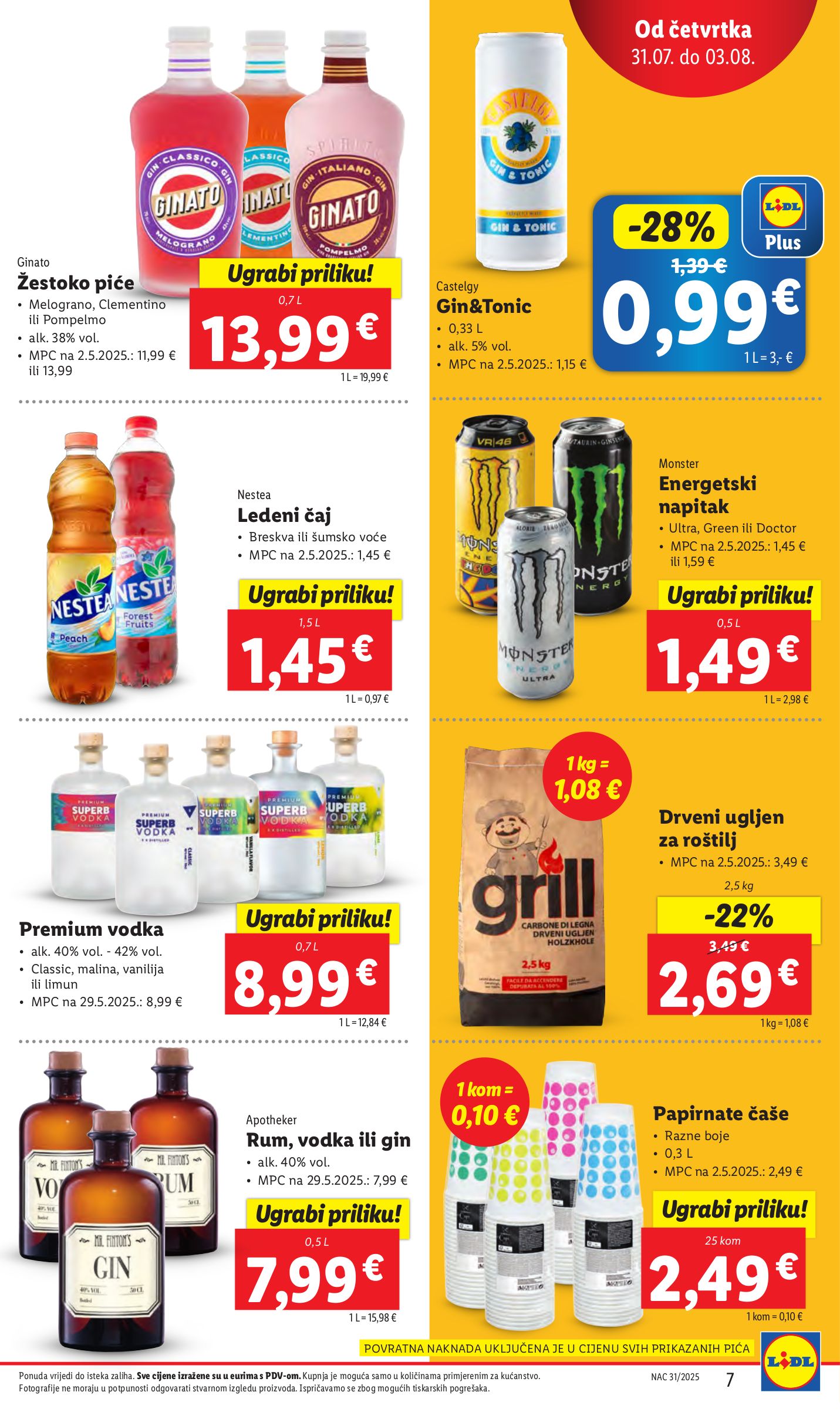 lidl - Prelistajte katalog Lidl, vrijedi od 31.07. do 03.08. - page: 7 lidl - Prelistajte katalog Lidl, vrijedi od 31.07. do 03.08. - page: 7