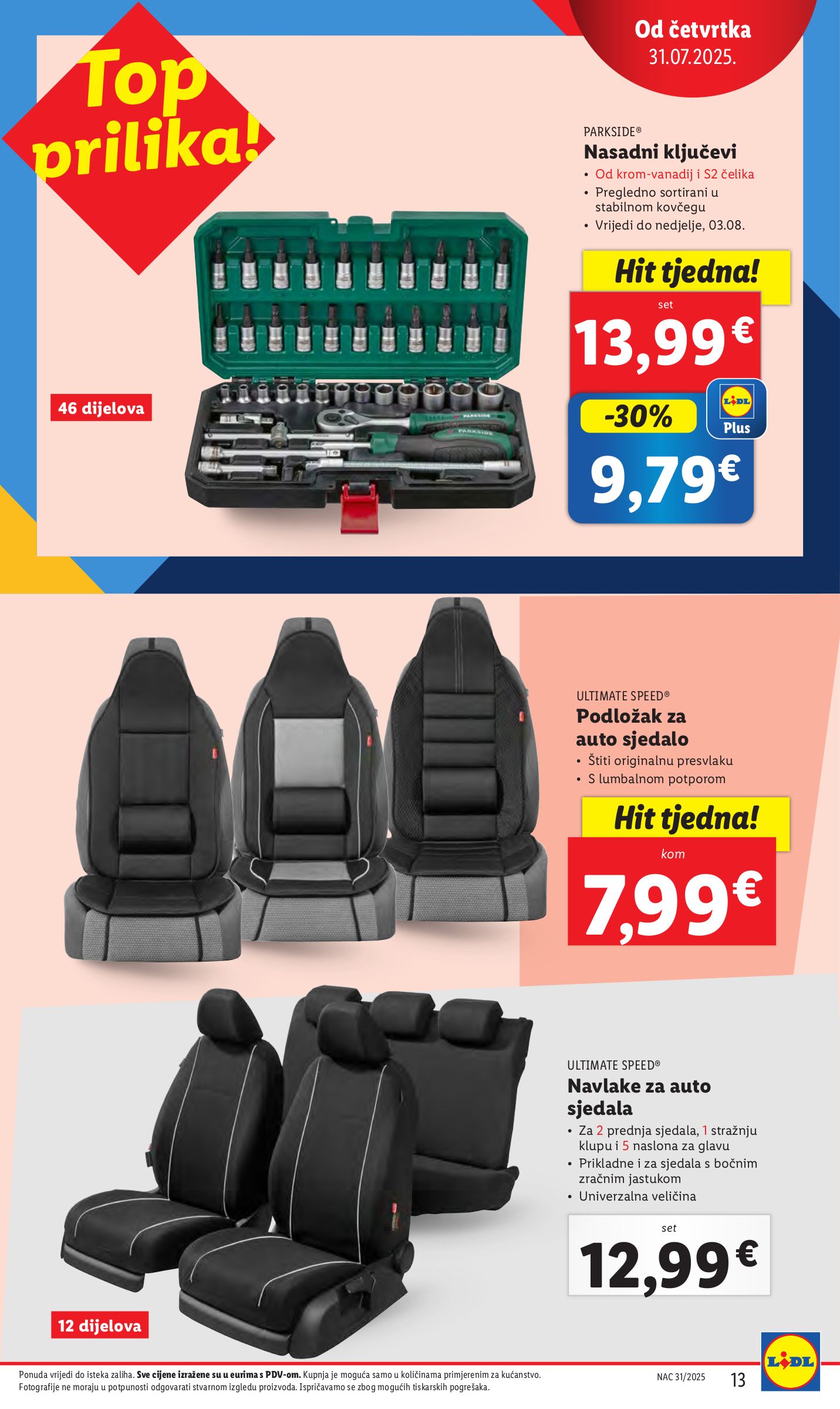 lidl - Prelistajte katalog Lidl, vrijedi od 31.07. do 03.08. - page: 13 lidl - Prelistajte katalog Lidl, vrijedi od 31.07. do 03.08. - page: 13
