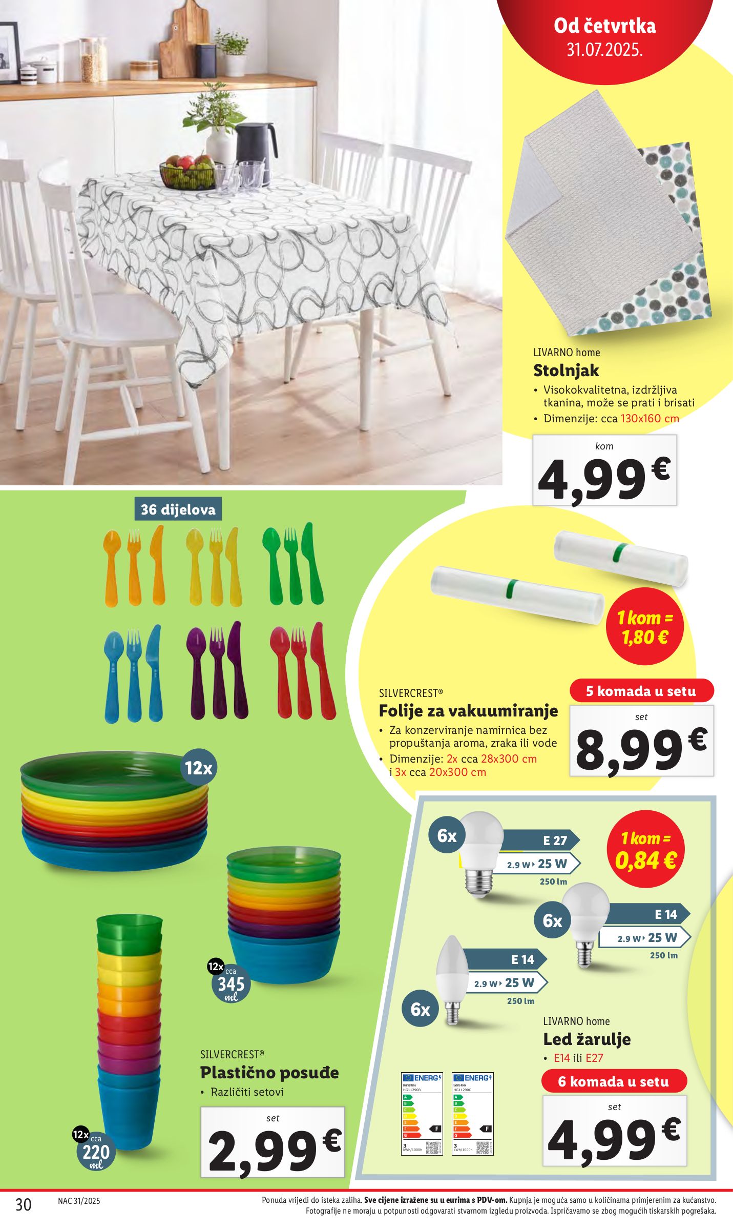 lidl - Prelistajte katalog Lidl, vrijedi od 31.07. do 03.08. - page: 30 lidl - Prelistajte katalog Lidl, vrijedi od 31.07. do 03.08. - page: 30