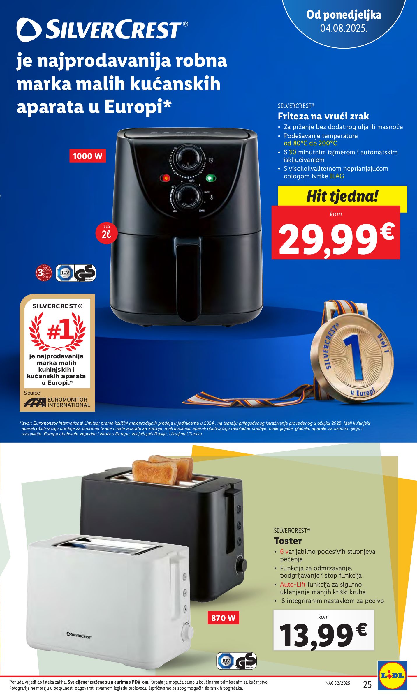 lidl - Prelistajte katalog Lidl, vrijedi od 04.08. do 10.08. - page: 25 lidl - Prelistajte katalog Lidl, vrijedi od 04.08. do 10.08. - page: 25