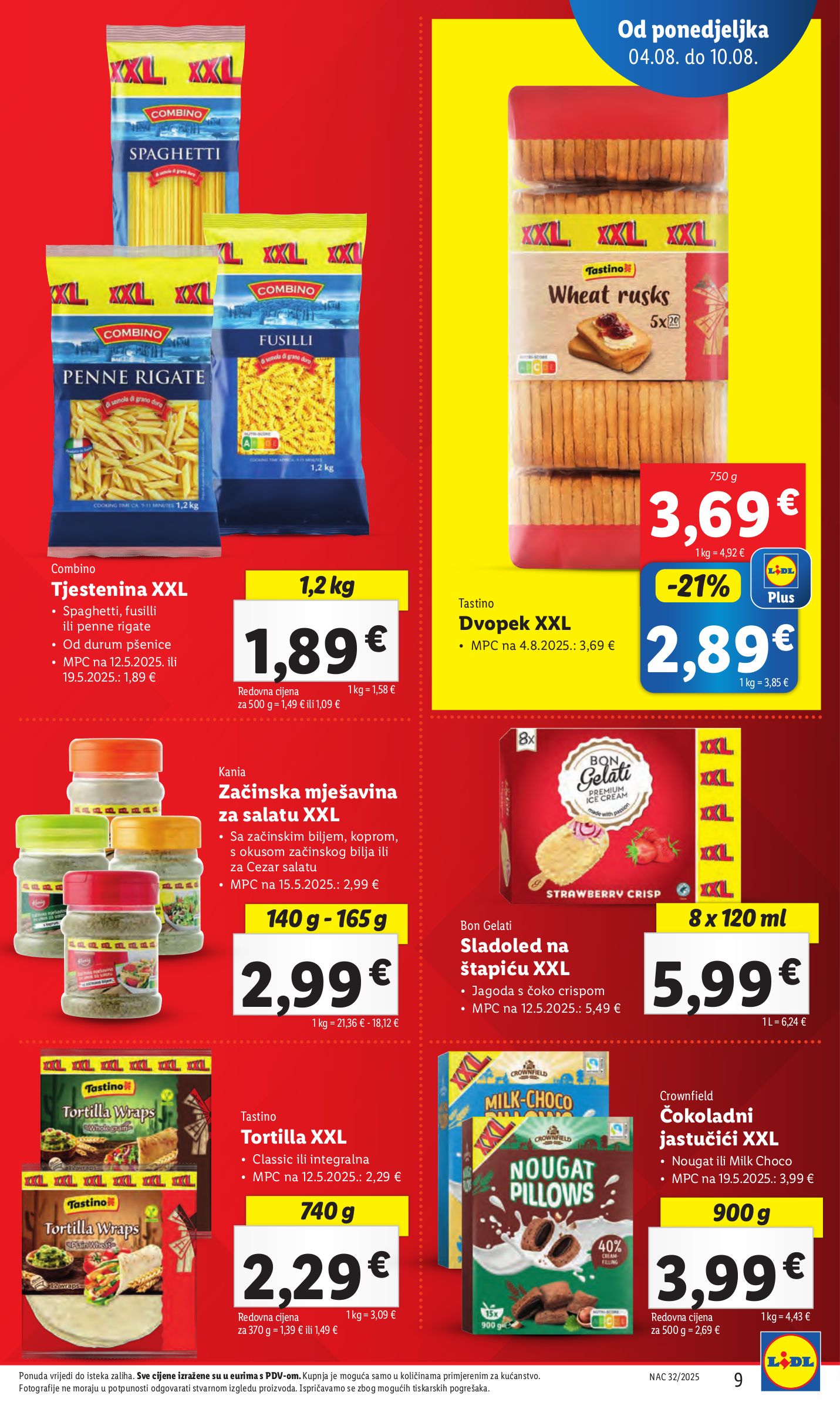 lidl - Prelistajte katalog Lidl, vrijedi od 04.08. do 10.08. - page: 9 lidl - Prelistajte katalog Lidl, vrijedi od 04.08. do 10.08. - page: 9