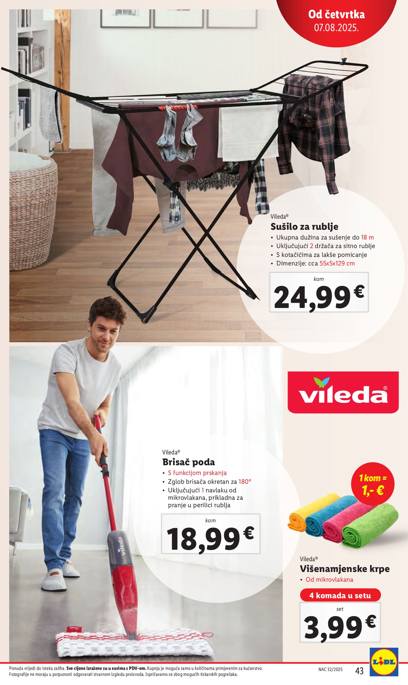 lidl - Prelistajte katalog Lidl, vrijedi od 04.08. do 10.08. - page: 43 lidl - Prelistajte katalog Lidl, vrijedi od 04.08. do 10.08. - page: 43