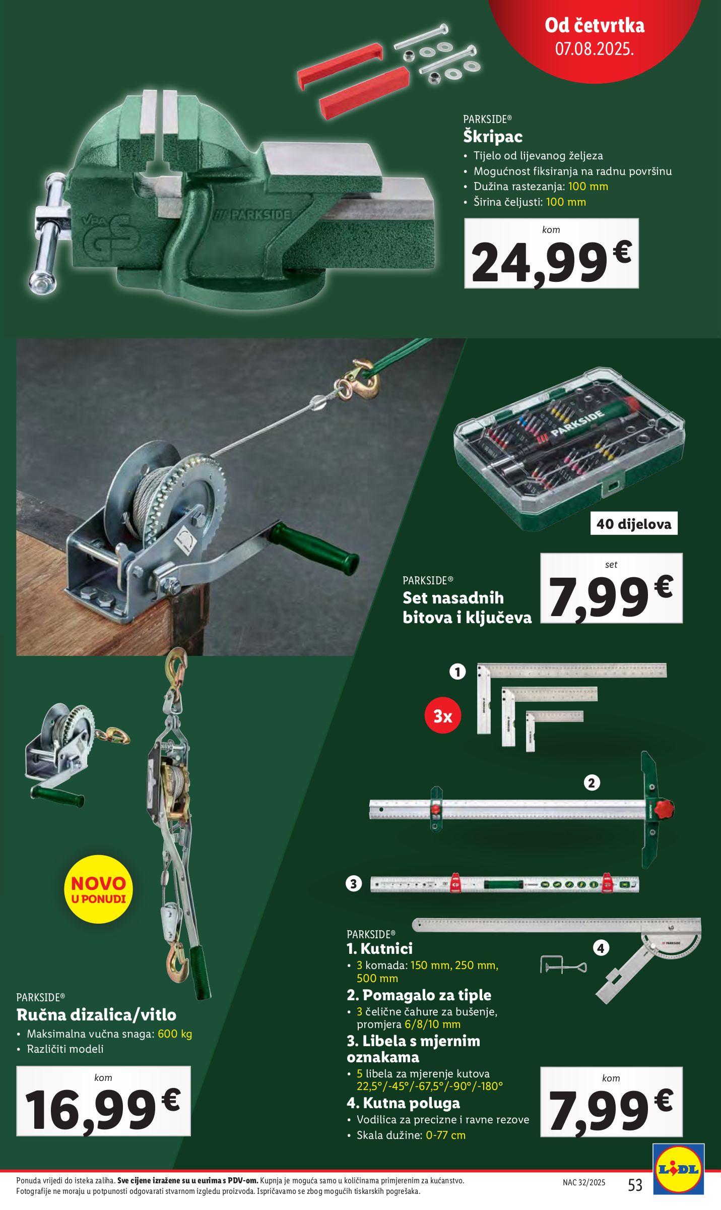 lidl - Prelistajte katalog Lidl, vrijedi od 04.08. do 10.08. - page: 53 lidl - Prelistajte katalog Lidl, vrijedi od 04.08. do 10.08. - page: 53