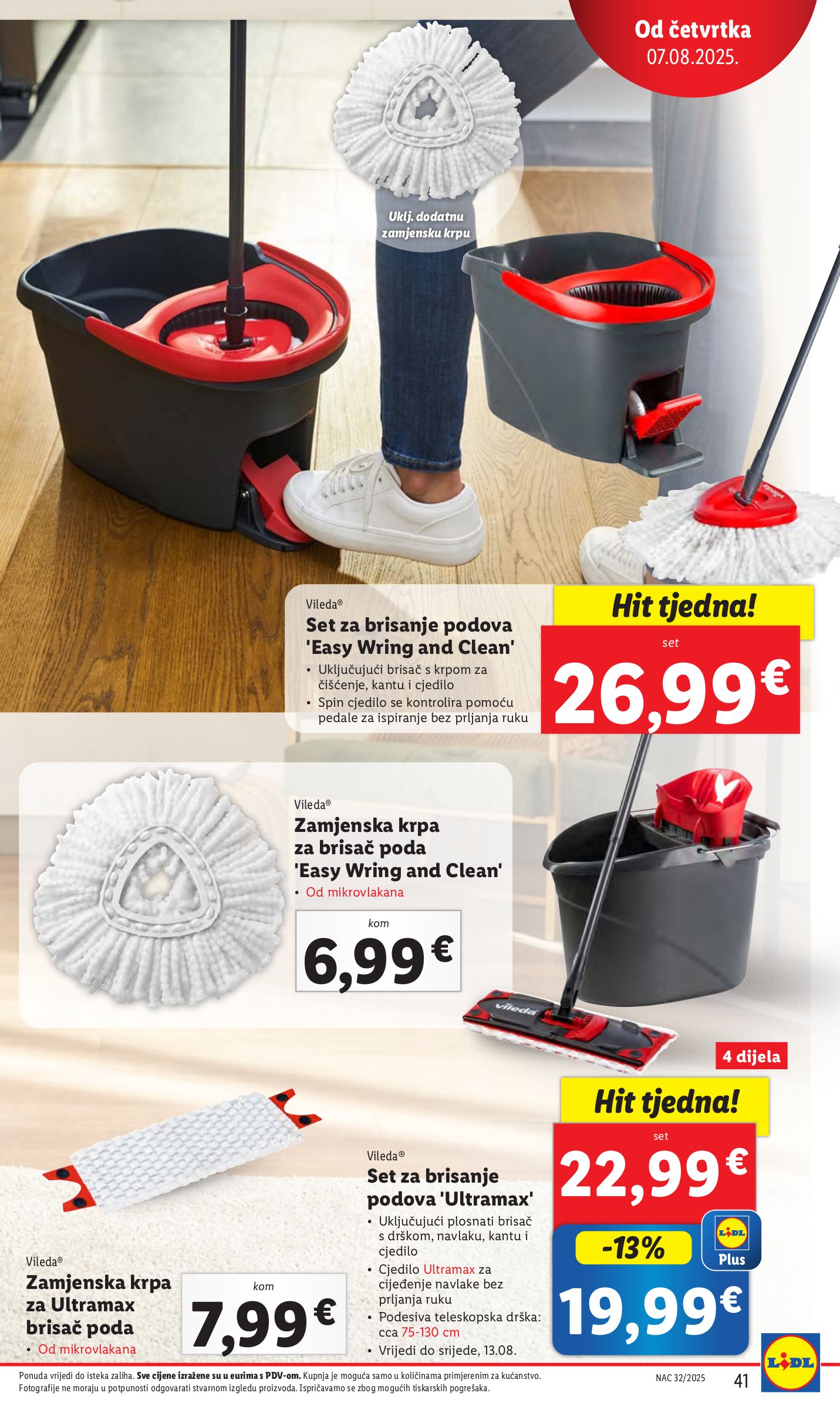 lidl - Prelistajte katalog Lidl, vrijedi od 04.08. do 10.08. - page: 41 lidl - Prelistajte katalog Lidl, vrijedi od 04.08. do 10.08. - page: 41