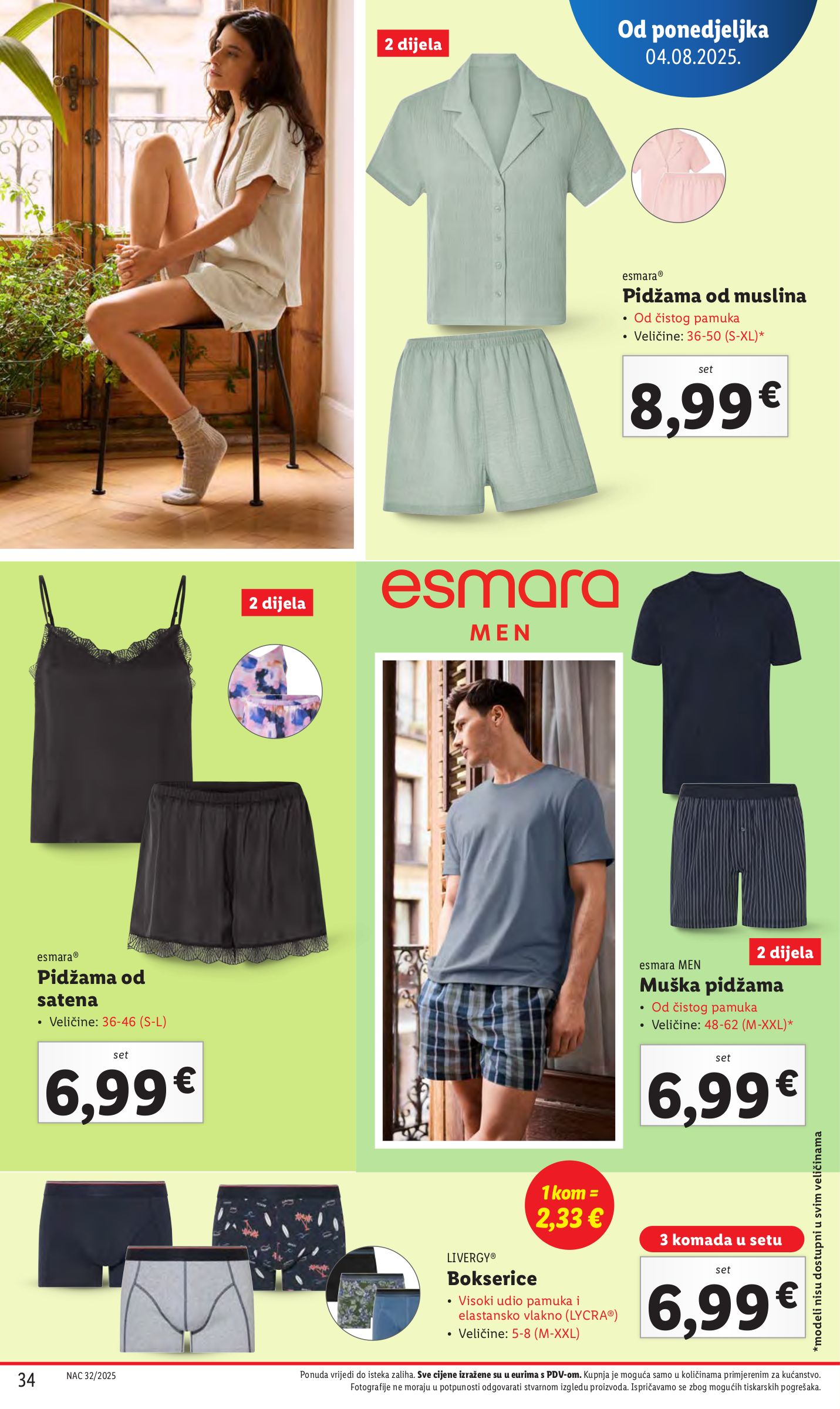 lidl - Prelistajte katalog Lidl, vrijedi od 04.08. do 10.08. - page: 34 lidl - Prelistajte katalog Lidl, vrijedi od 04.08. do 10.08. - page: 34