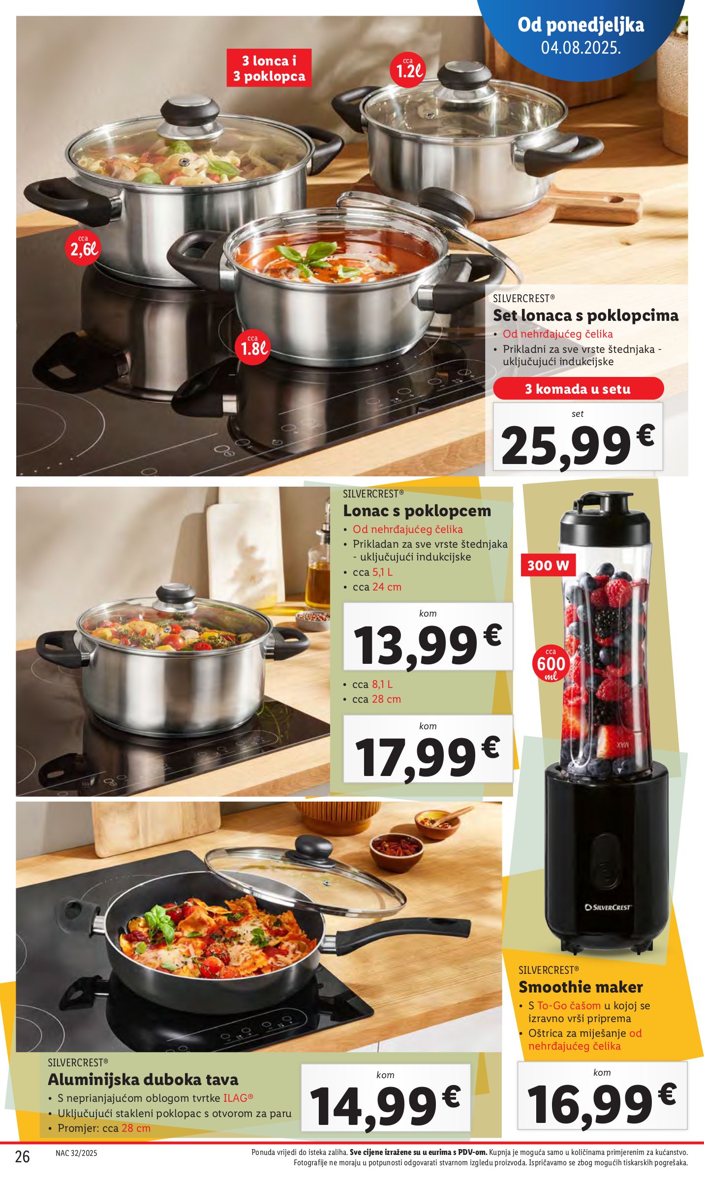 lidl - Prelistajte katalog Lidl, vrijedi od 04.08. do 10.08. - page: 26 lidl - Prelistajte katalog Lidl, vrijedi od 04.08. do 10.08. - page: 26