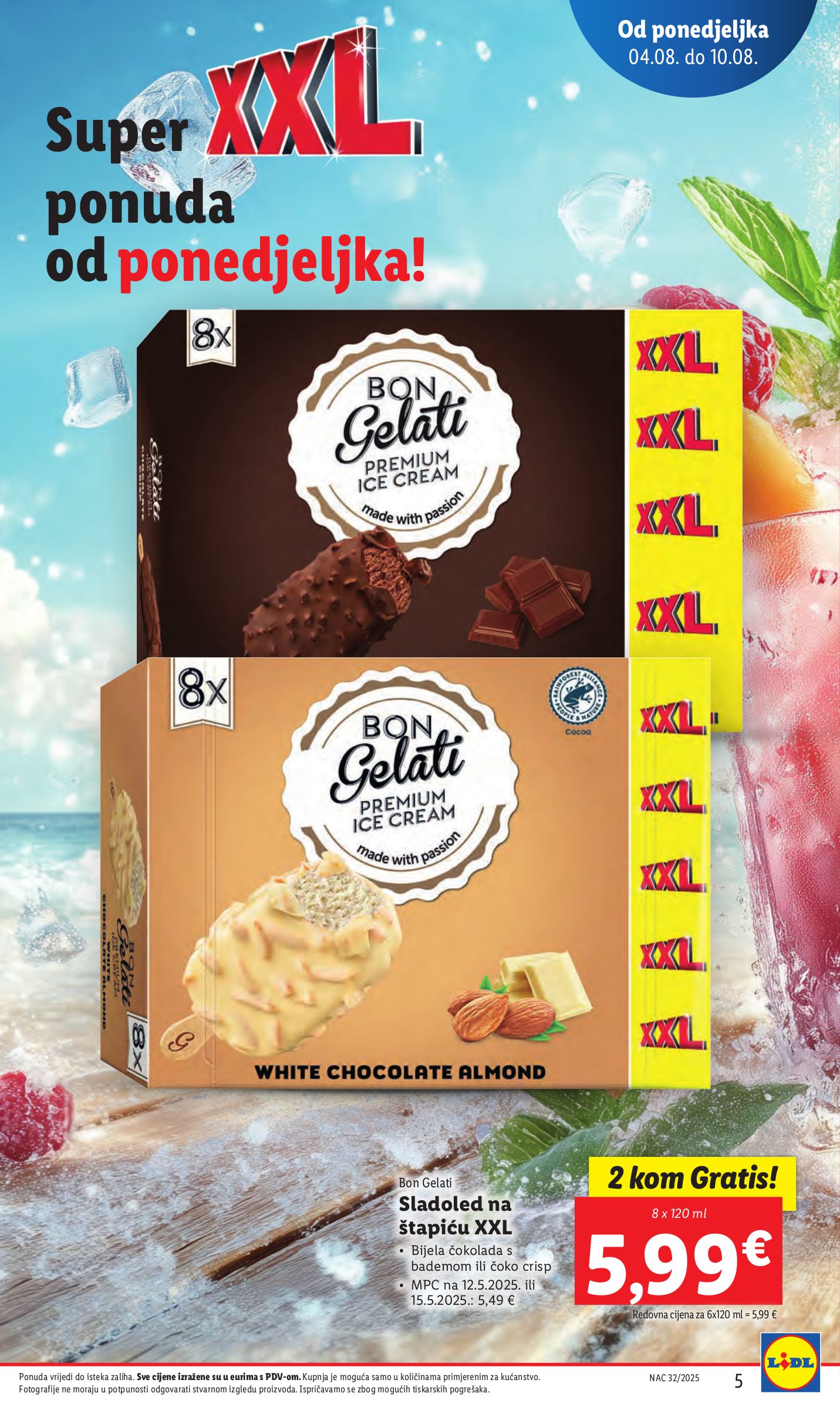 lidl - Prelistajte katalog Lidl, vrijedi od 04.08. do 10.08. - page: 5 lidl - Prelistajte katalog Lidl, vrijedi od 04.08. do 10.08. - page: 5