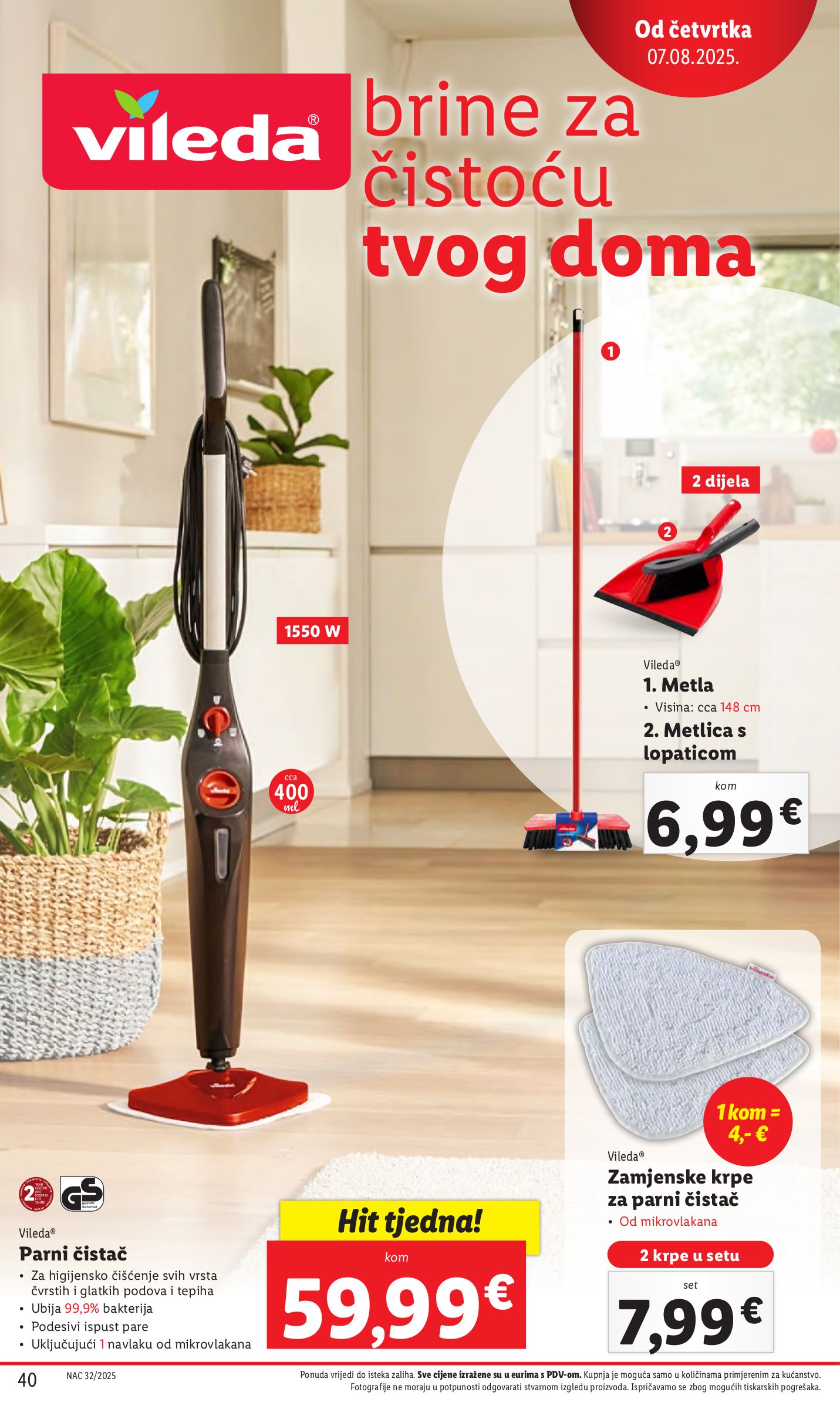 lidl - Prelistajte katalog Lidl, vrijedi od 04.08. do 10.08. - page: 40 lidl - Prelistajte katalog Lidl, vrijedi od 04.08. do 10.08. - page: 40