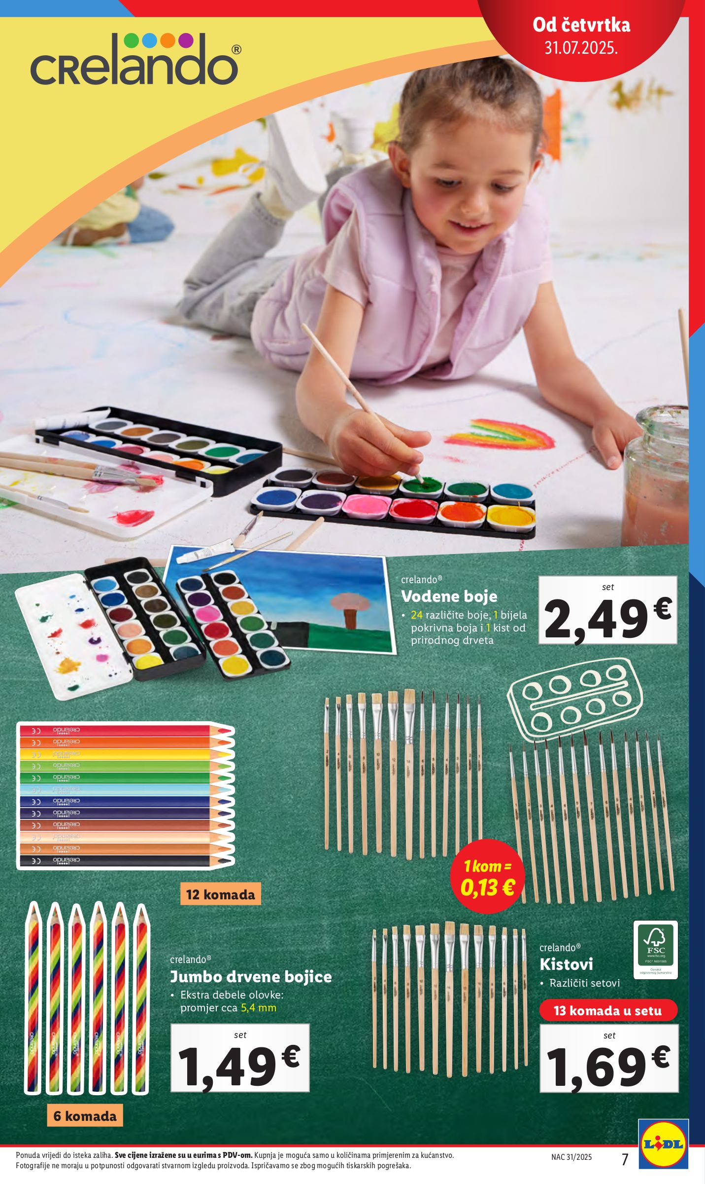 lidl - Prelistajte katalog Lidl - Pripremi se za novu školsku godinu, vrijedi od 31.07. do 31.08. - page: 7