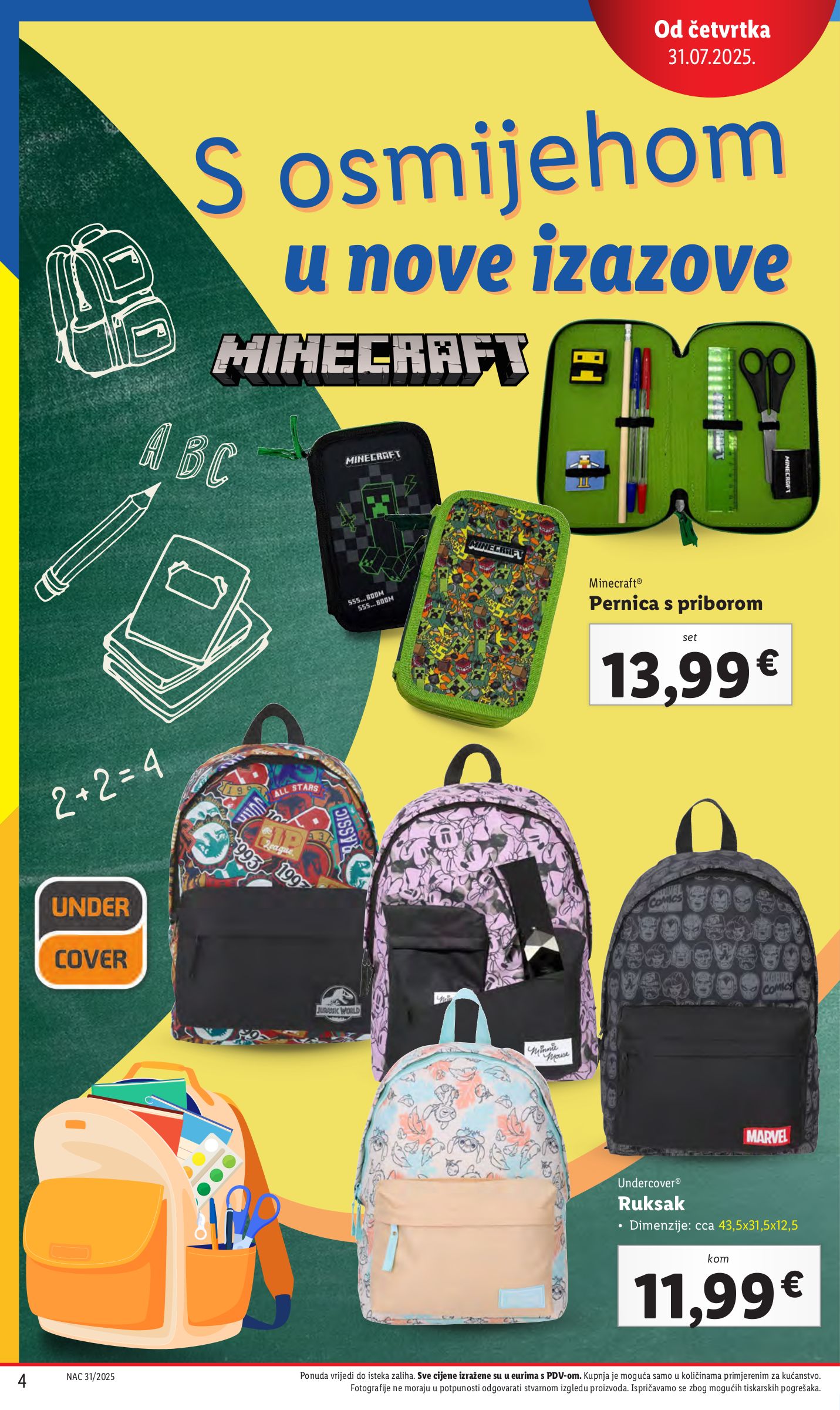 lidl - Prelistajte katalog Lidl - Pripremi se za novu školsku godinu, vrijedi od 31.07. do 31.08. - page: 4