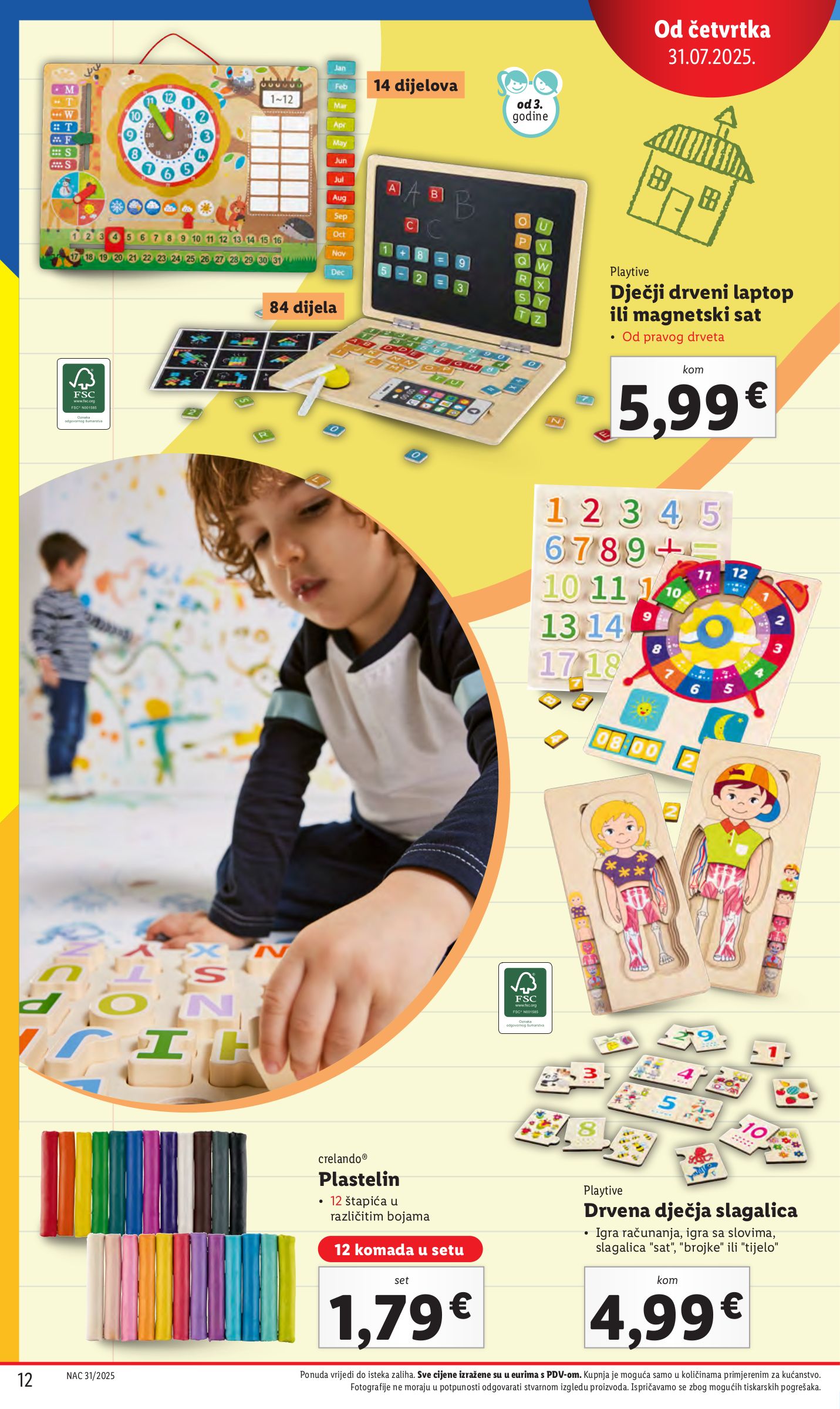 lidl - Prelistajte katalog Lidl - Pripremi se za novu školsku godinu, vrijedi od 31.07. do 31.08. - page: 12