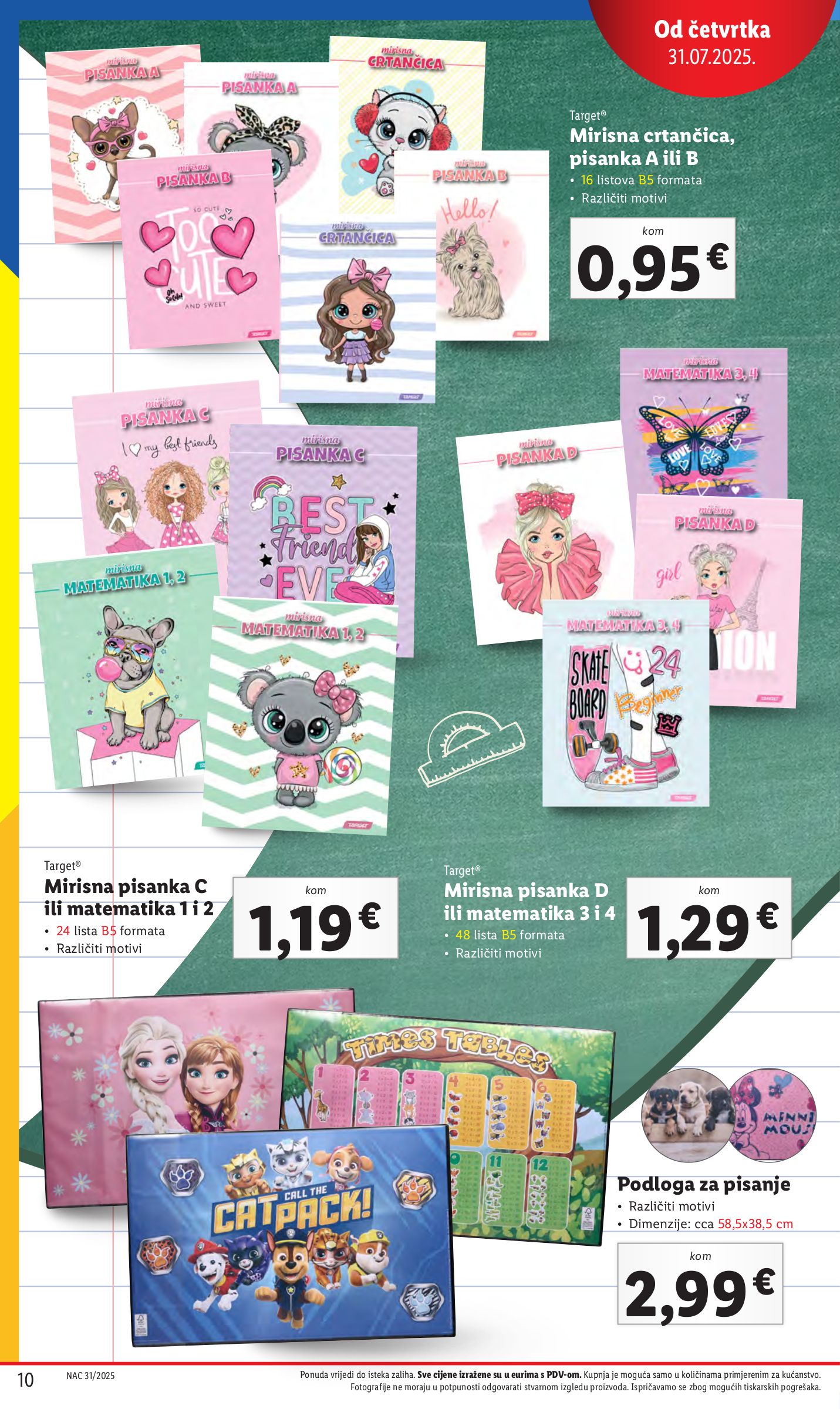 lidl - Prelistajte katalog Lidl - Pripremi se za novu školsku godinu, vrijedi od 31.07. do 31.08. - page: 10