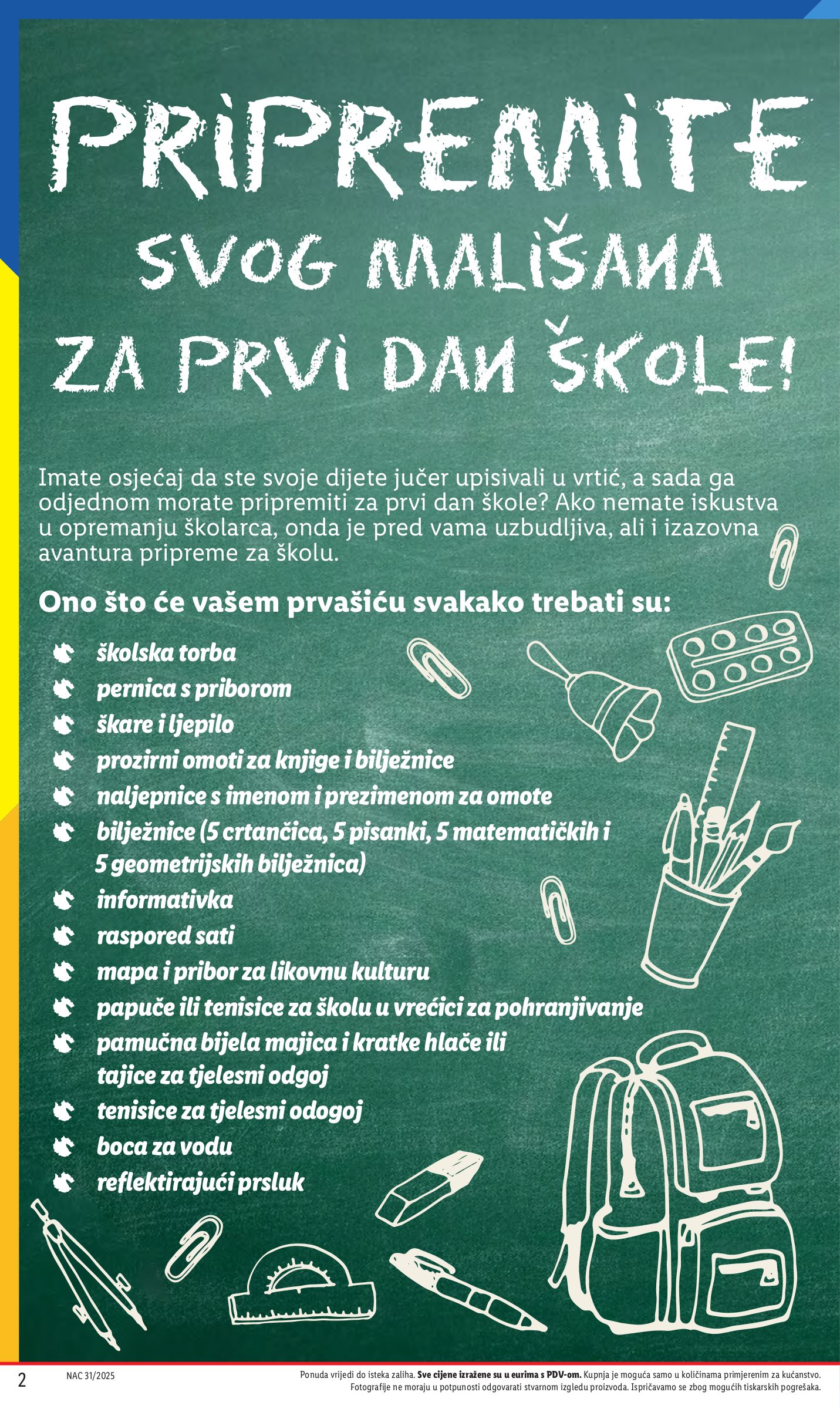 lidl - Prelistajte katalog Lidl - Pripremi se za novu školsku godinu, vrijedi od 31.07. do 31.08. - page: 2