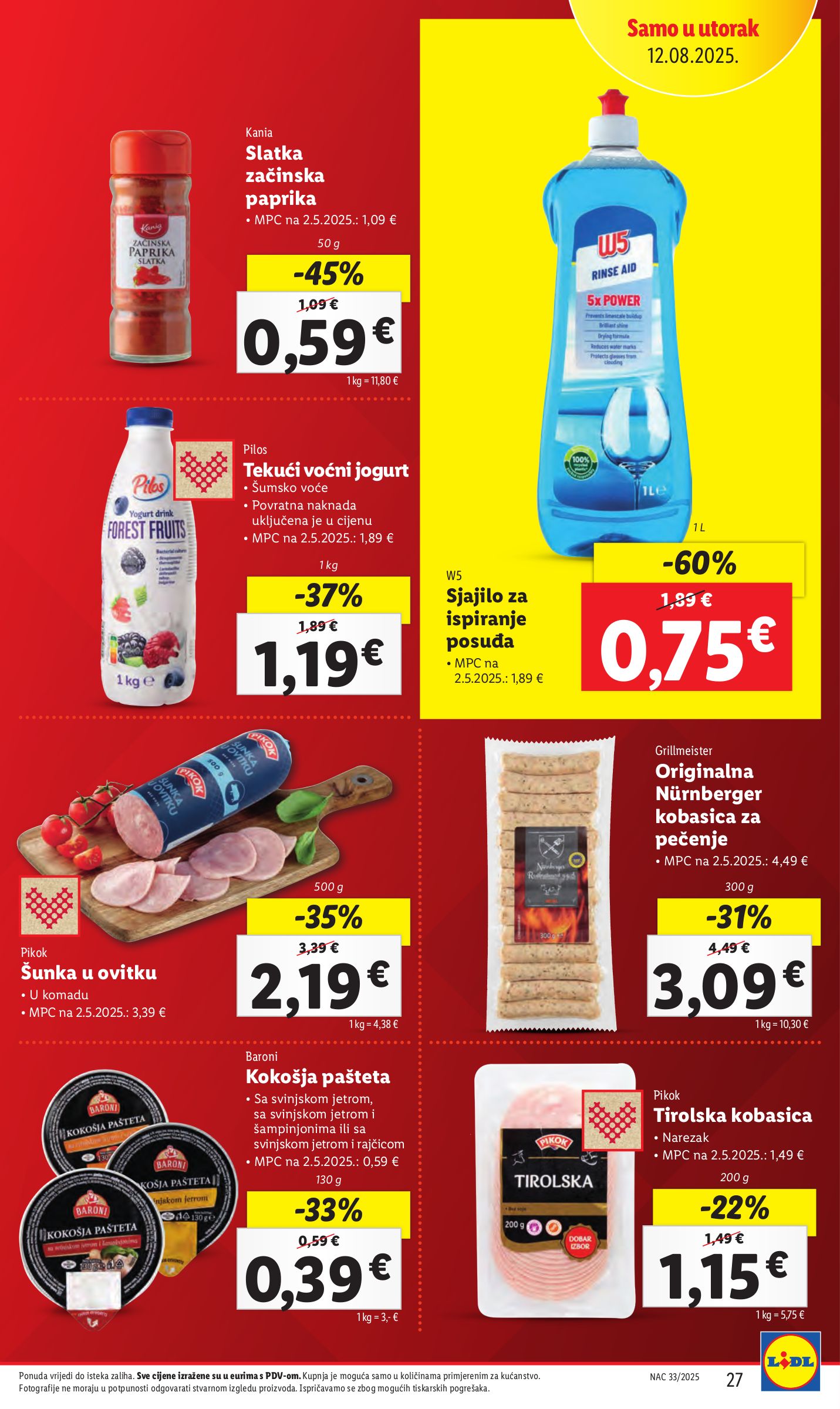 lidl - Prelistajte katalog Lidl, vrijedi od 11.08. do 17.08. - page: 27 lidl - Prelistajte katalog Lidl, vrijedi od 11.08. do 17.08. - page: 27