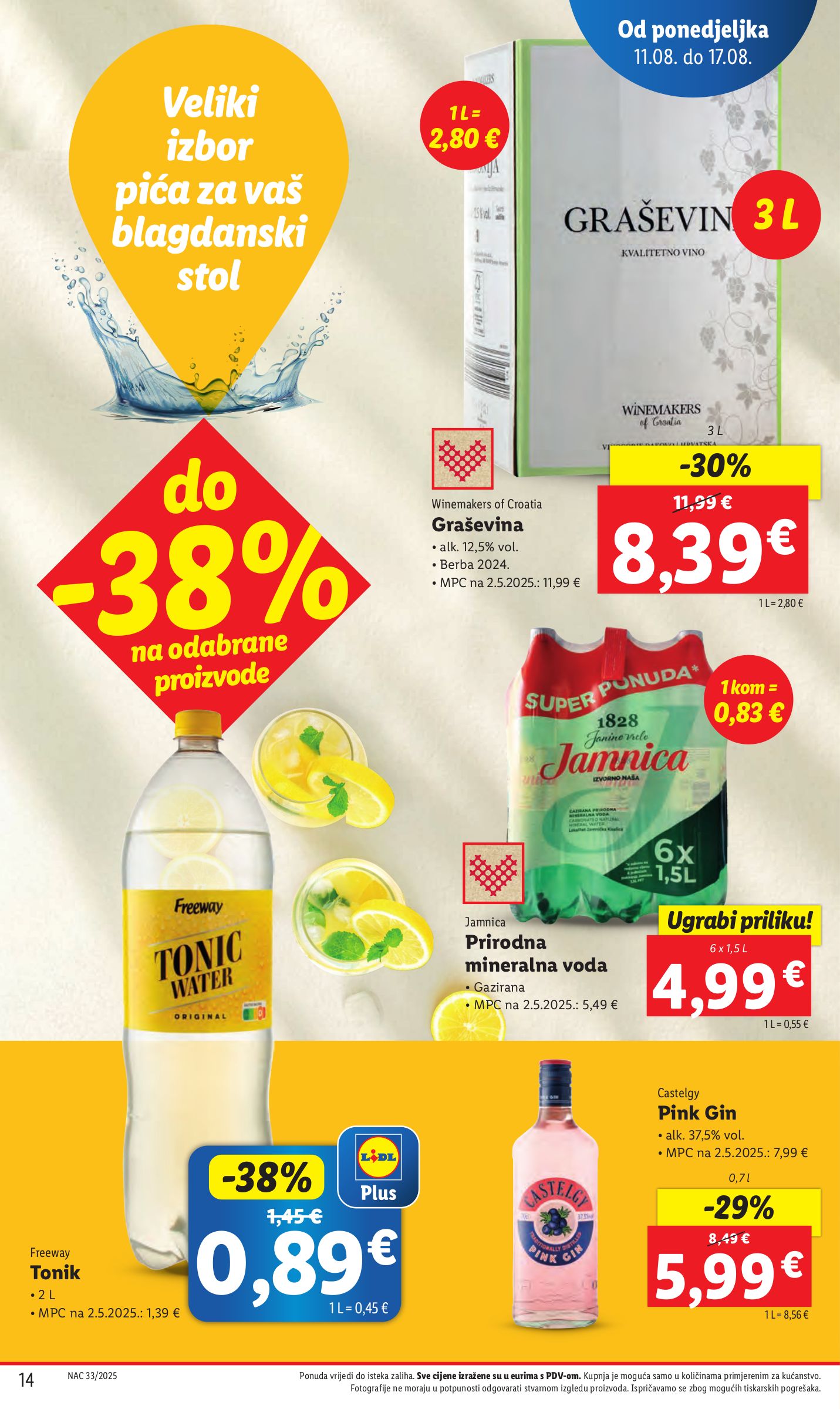 lidl - Prelistajte katalog Lidl, vrijedi od 11.08. do 17.08. - page: 14 lidl - Prelistajte katalog Lidl, vrijedi od 11.08. do 17.08. - page: 14