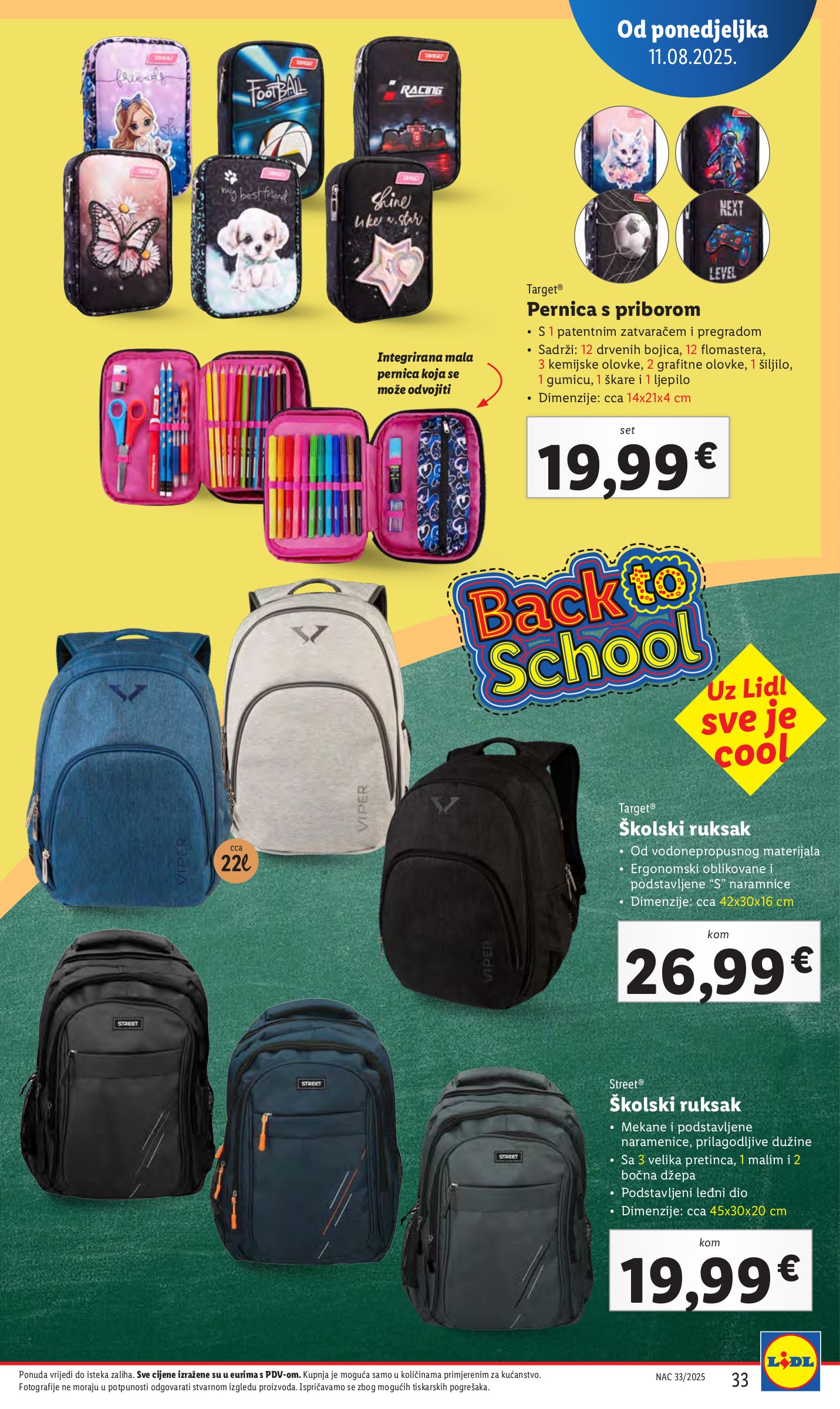 lidl - Prelistajte katalog Lidl, vrijedi od 11.08. do 17.08. - page: 33 lidl - Prelistajte katalog Lidl, vrijedi od 11.08. do 17.08. - page: 33