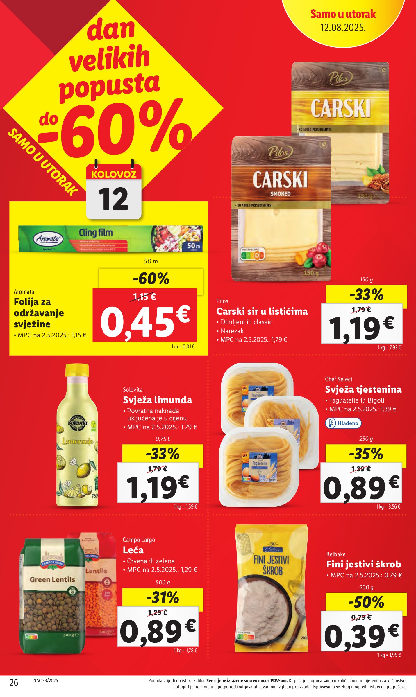lidl - Prelistajte katalog Lidl, vrijedi od 11.08. do 17.08. - page: 26 lidl - Prelistajte katalog Lidl, vrijedi od 11.08. do 17.08. - page: 26