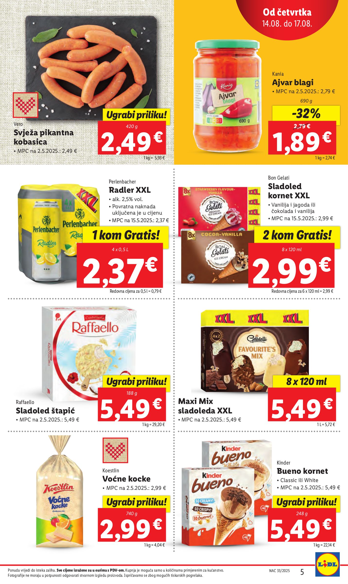 lidl - Prelistajte katalog Lidl, vrijedi od 14.08. do 17.08. - page: 5