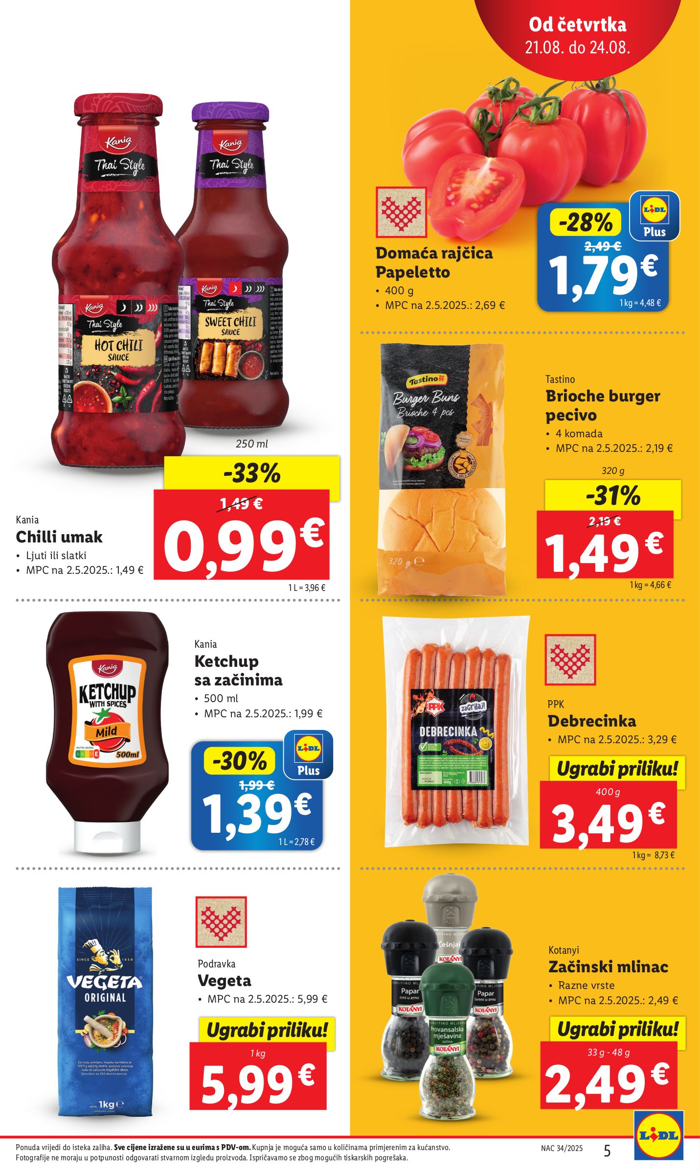 lidl - Prelistajte katalog Lidl, vrijedi od 21.08. do 24.08. - page: 5