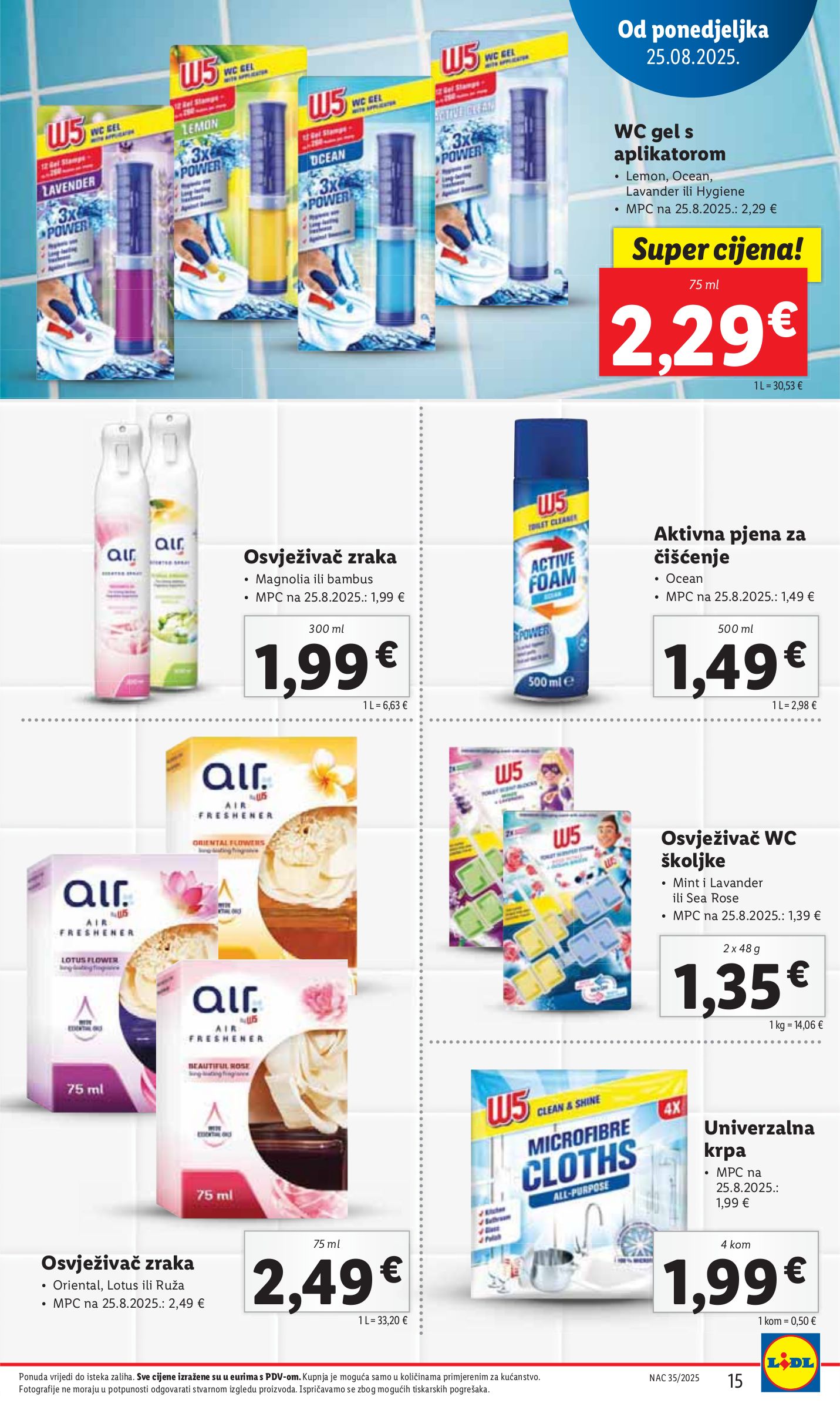 lidl - Prelistajte katalog Lidl, vrijedi od 25.08. do 31.08. - page: 15 lidl - Prelistajte katalog Lidl, vrijedi od 25.08. do 31.08. - page: 15