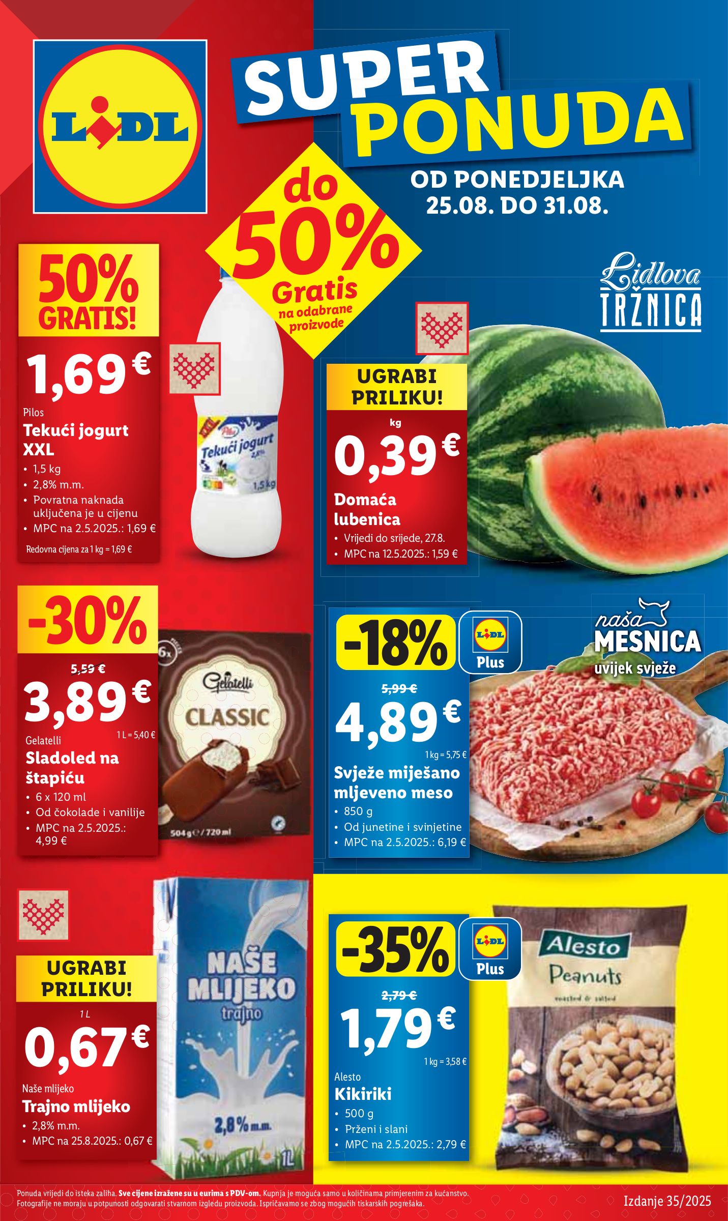 lidl - Prelistajte katalog Lidl, vrijedi od 25.08. do 31.08.