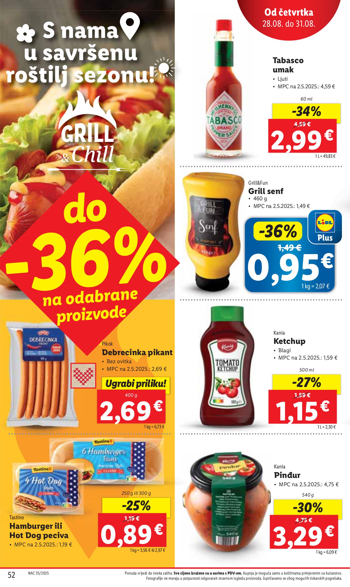 lidl - Prelistajte katalog Lidl, vrijedi od 25.08. do 31.08. - page: 52 lidl - Prelistajte katalog Lidl, vrijedi od 25.08. do 31.08. - page: 52