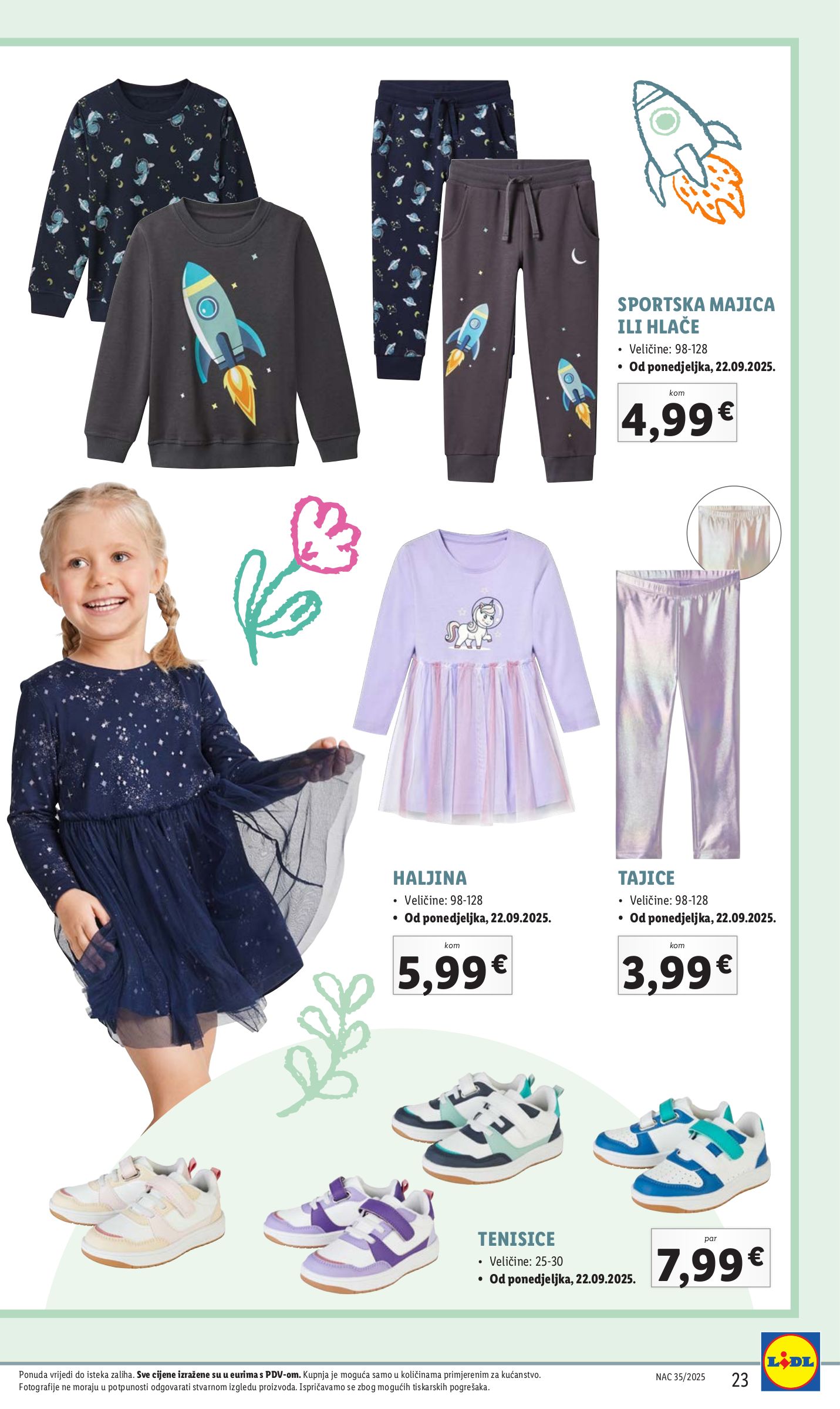 lidl - Prelistajte katalog Lidl - Gdje igra susreće stil!, vrijedi od 28.08. do 30.09. - page: 23