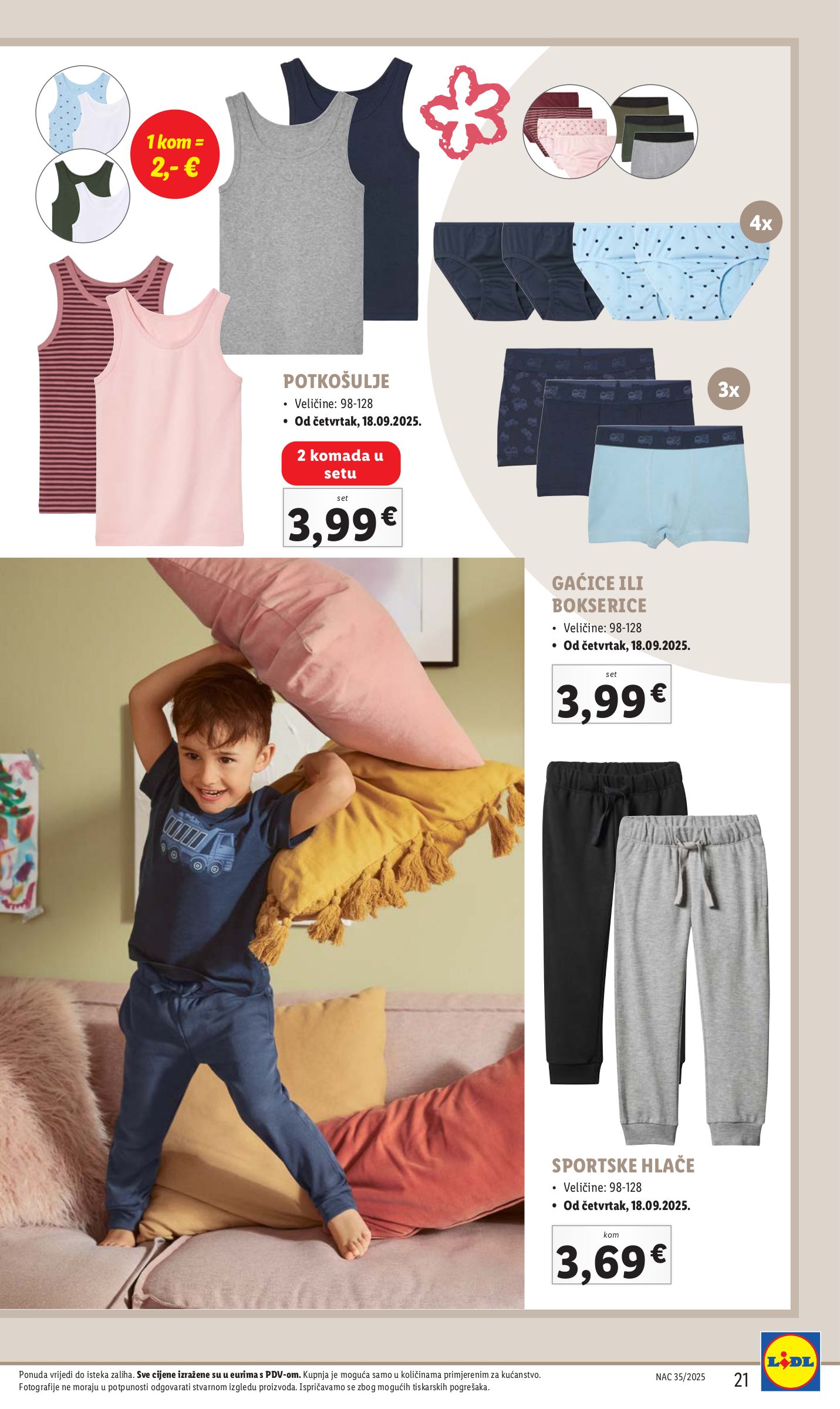 lidl - Prelistajte katalog Lidl - Gdje igra susreće stil!, vrijedi od 28.08. do 30.09. - page: 21