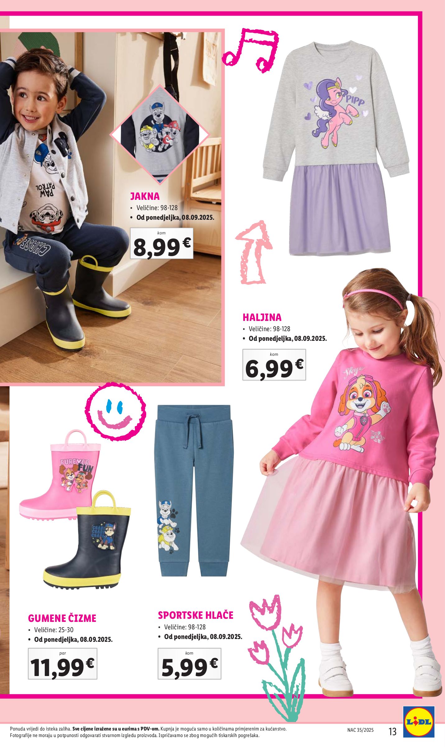 lidl - Prelistajte katalog Lidl - Gdje igra susreće stil!, vrijedi od 28.08. do 30.09. - page: 13