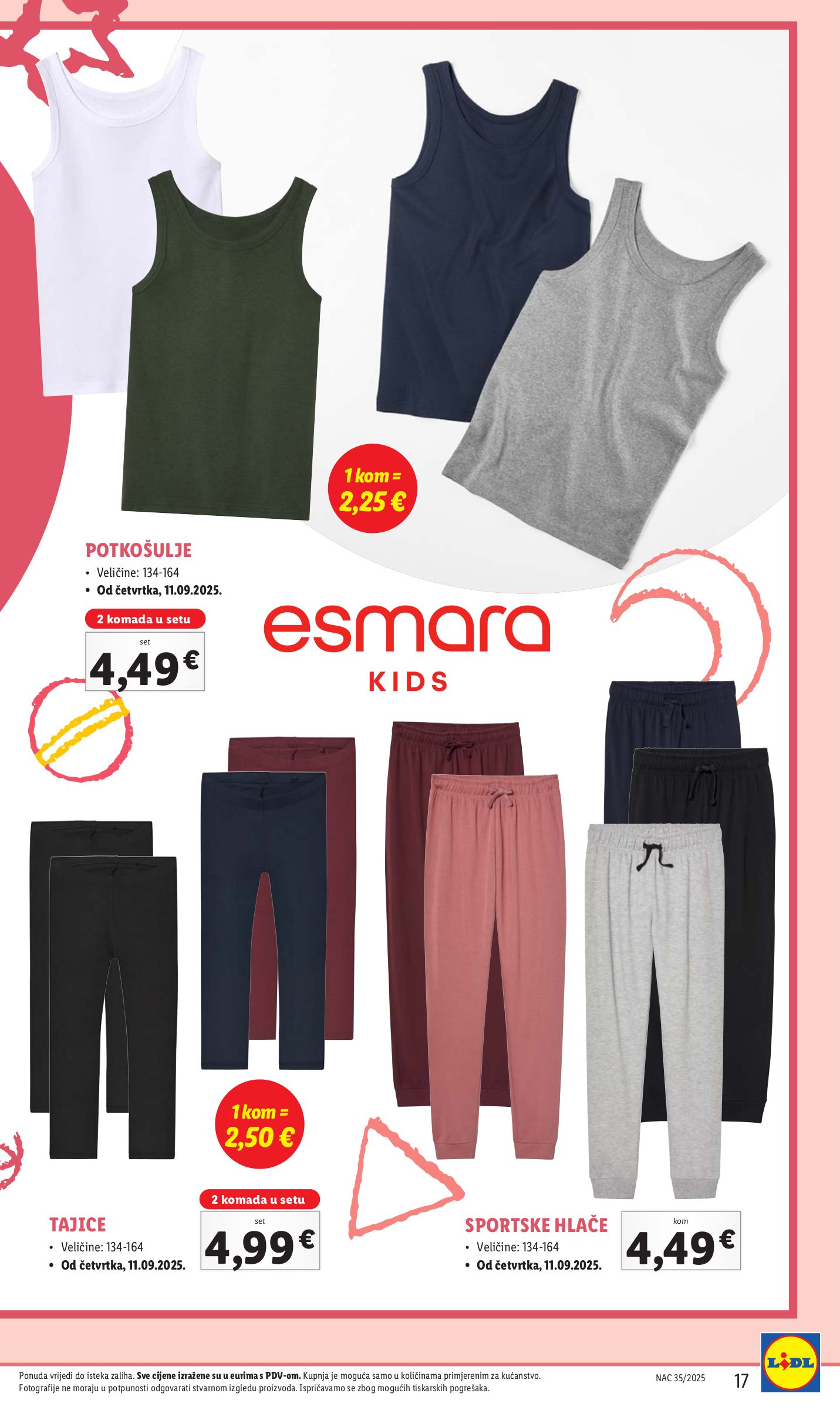 lidl - Prelistajte katalog Lidl - Gdje igra susreće stil!, vrijedi od 28.08. do 30.09. - page: 17