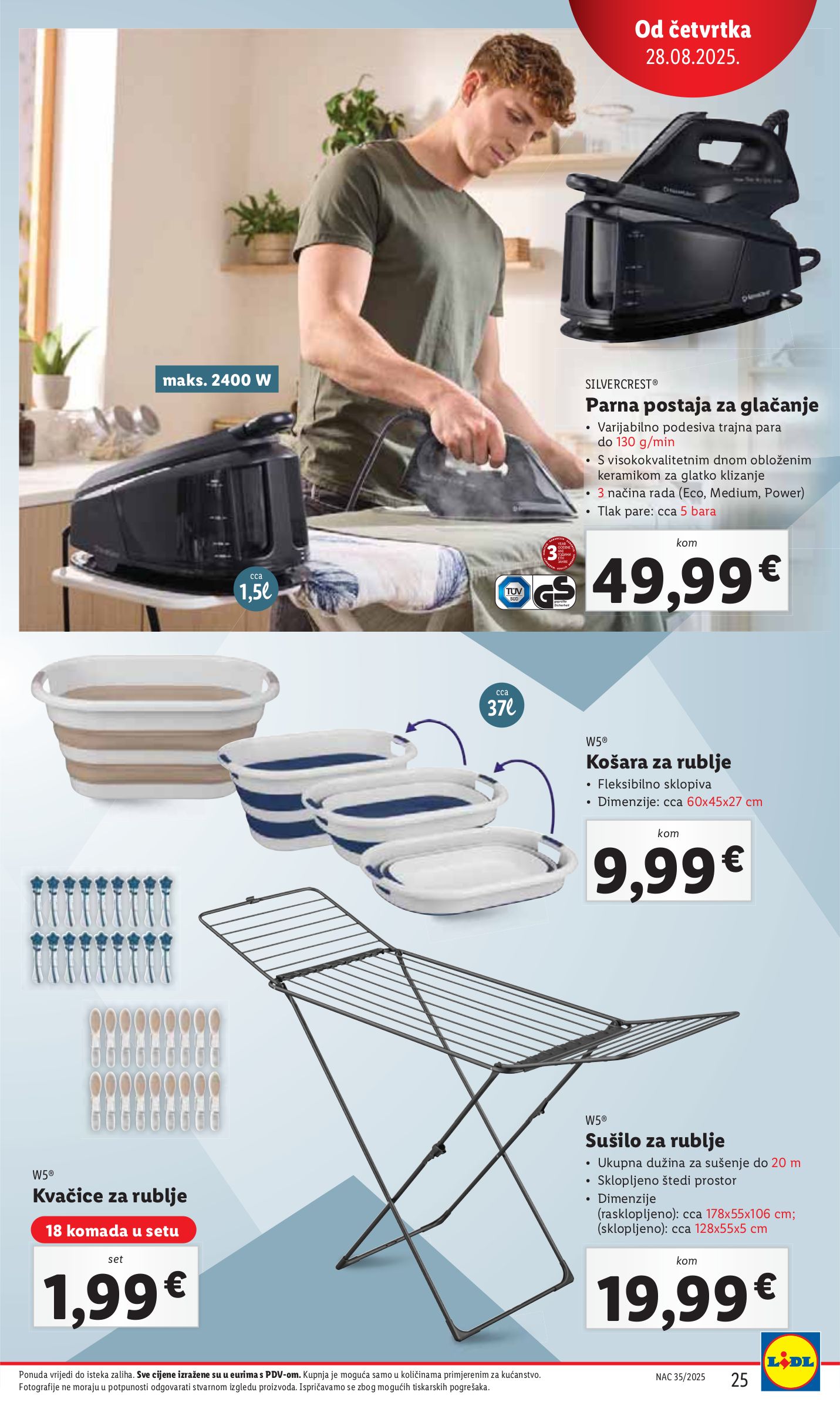 lidl - Prelistajte katalog Lidl, vrijedi od 28.08. do 31.08. - page: 25 lidl - Prelistajte katalog Lidl, vrijedi od 28.08. do 31.08. - page: 25