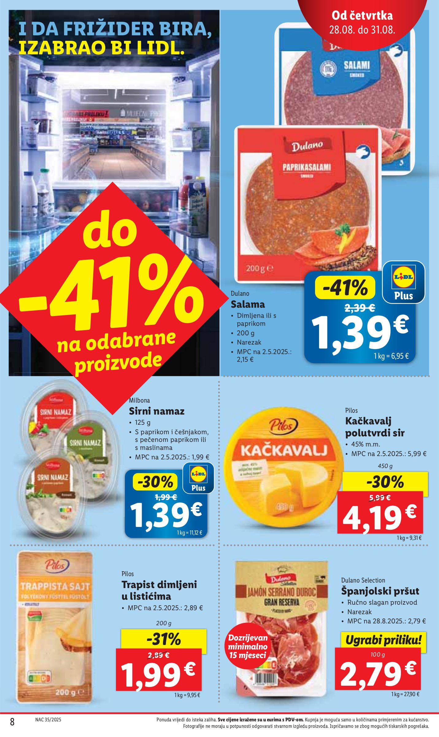lidl - Prelistajte katalog Lidl, vrijedi od 28.08. do 31.08. - page: 8 lidl - Prelistajte katalog Lidl, vrijedi od 28.08. do 31.08. - page: 8