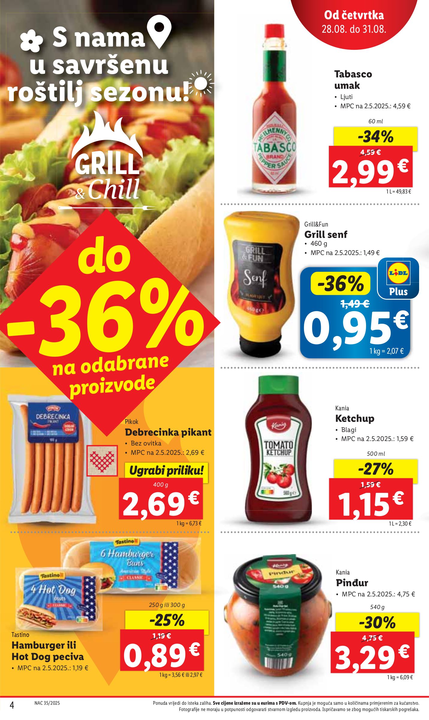 lidl - Prelistajte katalog Lidl, vrijedi od 28.08. do 31.08. - page: 4 lidl - Prelistajte katalog Lidl, vrijedi od 28.08. do 31.08. - page: 4