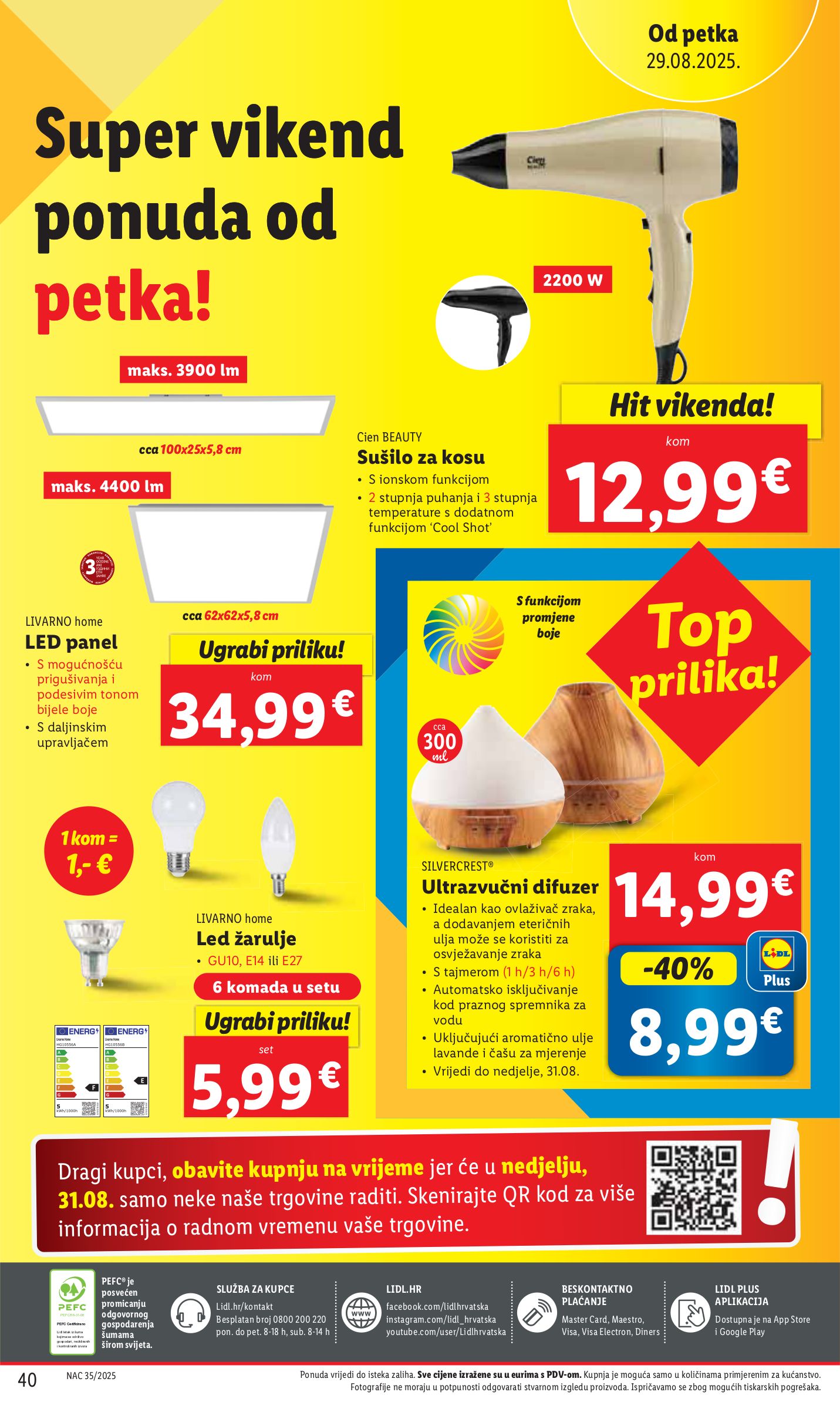 lidl - Prelistajte katalog Lidl, vrijedi od 28.08. do 31.08. - page: 40 lidl - Prelistajte katalog Lidl, vrijedi od 28.08. do 31.08. - page: 40