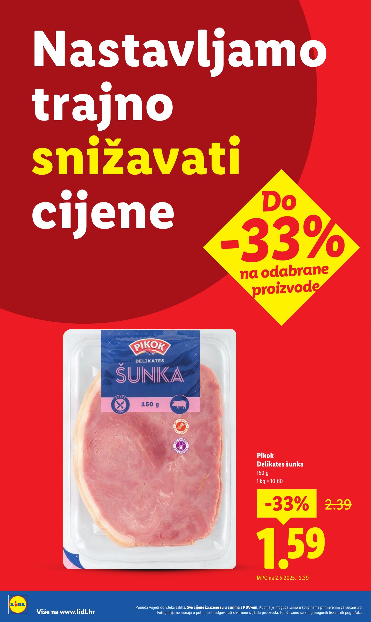 lidl - Prelistajte katalog Lidl - Nastavljamo trajno snižavati cijene, vrijedi od 08.09. do 28.09. - page: 2