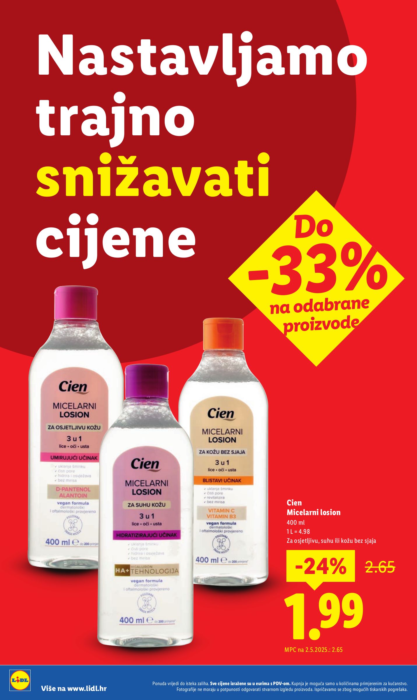 lidl - Prelistajte katalog Lidl - Nastavljamo trajno snižavati cijene, vrijedi od 08.09. do 28.09. - page: 4