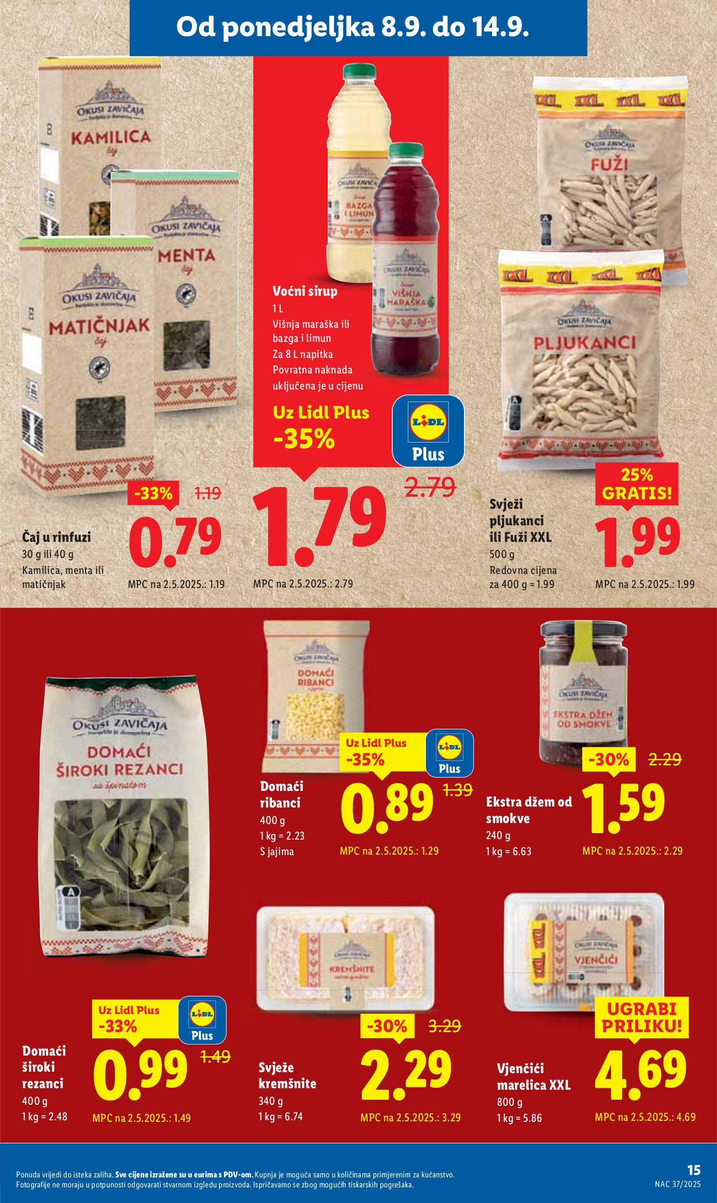 lidl - Prelistajte katalog Lidl, vrijedi od 08.09. do 14.09. - page: 15