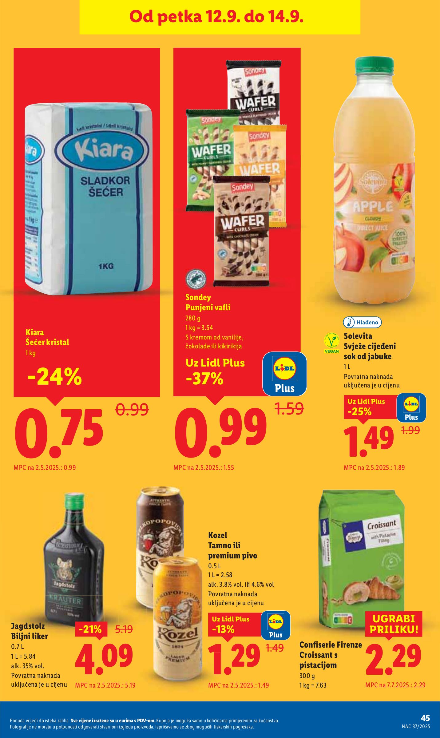 lidl - Prelistajte katalog Lidl, vrijedi od 11.09. do 14.09. - page: 45 lidl - Prelistajte katalog Lidl, vrijedi od 11.09. do 14.09. - page: 45