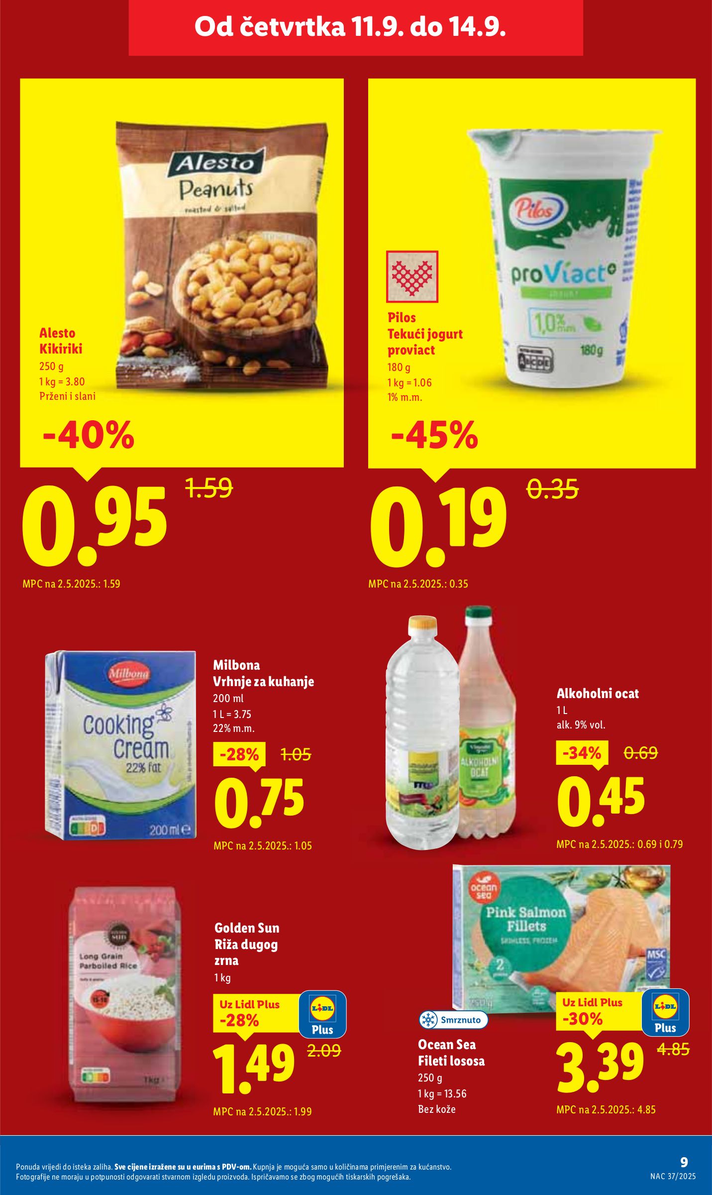 lidl - Prelistajte katalog Lidl, vrijedi od 11.09. do 14.09. - page: 9 lidl - Prelistajte katalog Lidl, vrijedi od 11.09. do 14.09. - page: 9