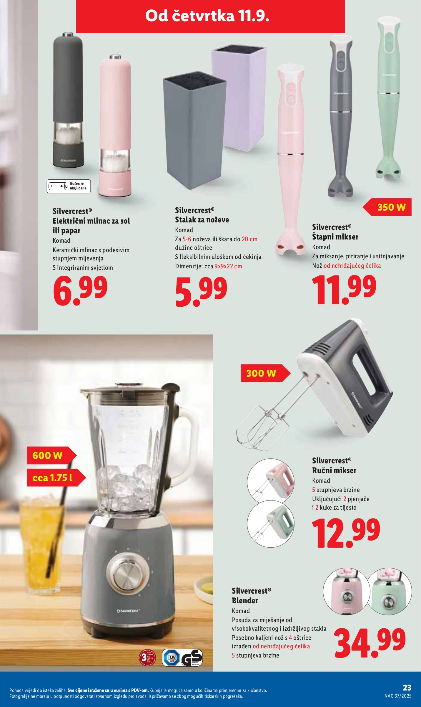 lidl - Prelistajte katalog Lidl, vrijedi od 11.09. do 14.09. - page: 23 lidl - Prelistajte katalog Lidl, vrijedi od 11.09. do 14.09. - page: 23